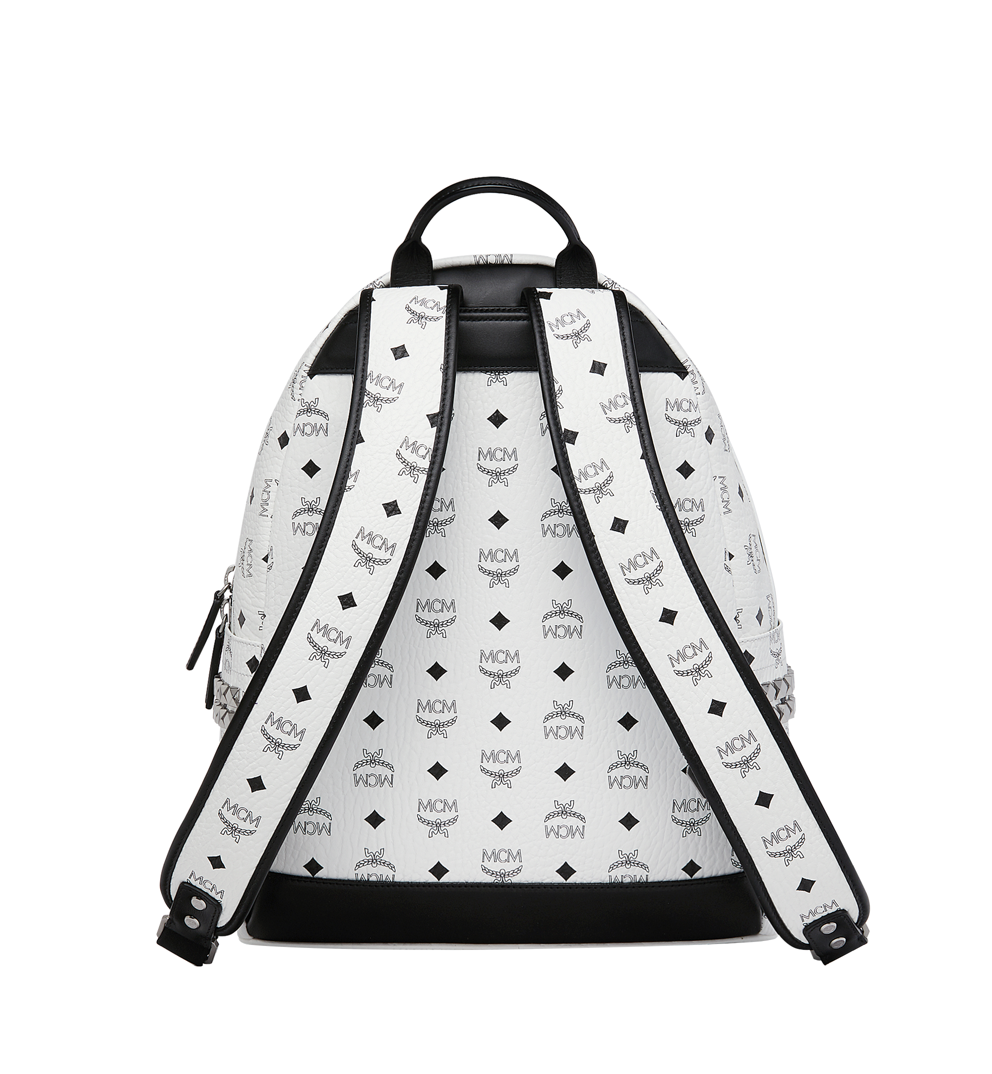 MCM Stark Side Studs Backpack in Visetos