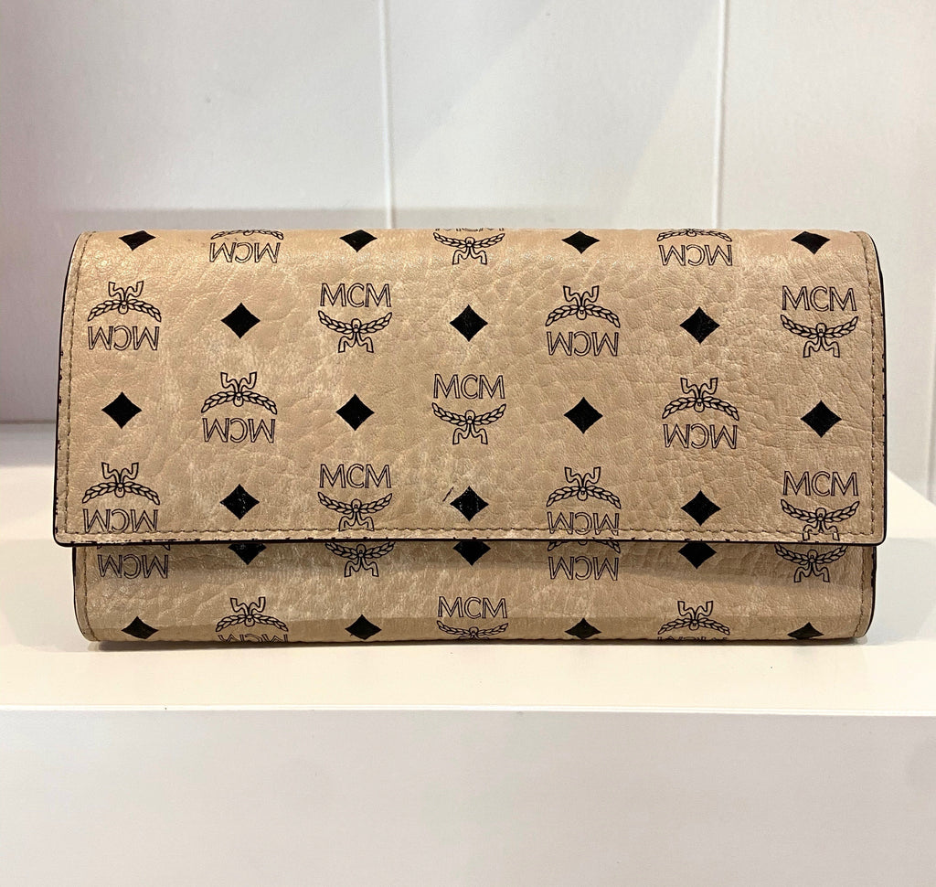 MCM VISETOS TWO-FOLD WALLET