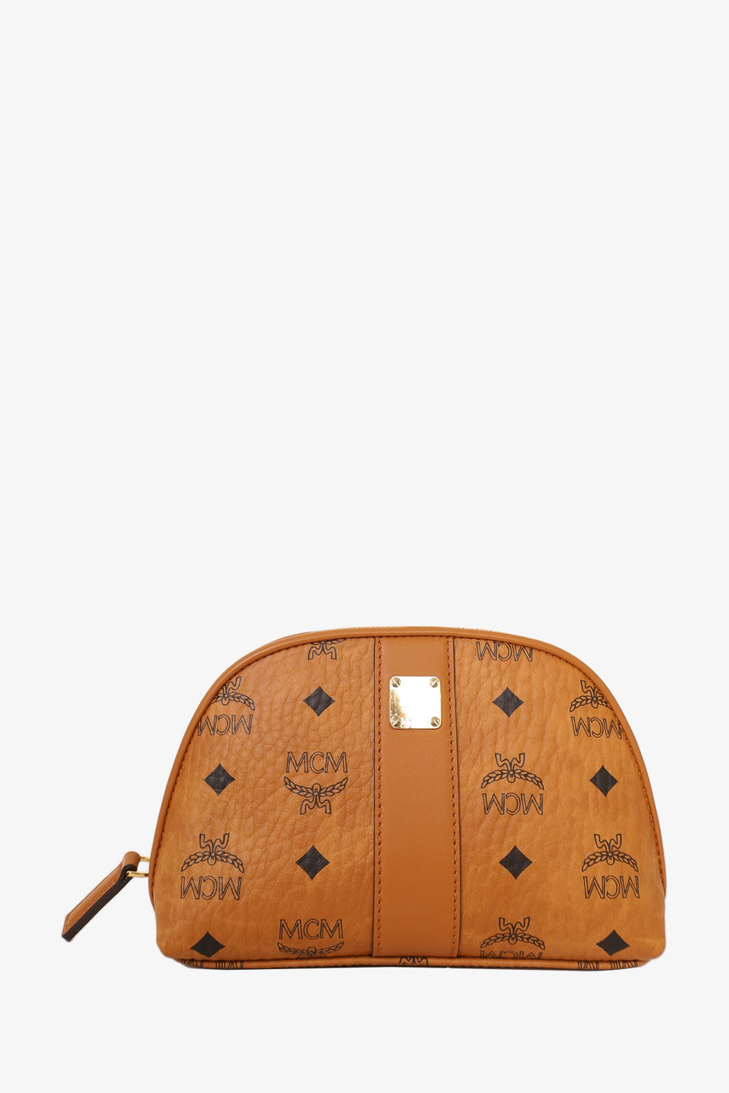 MCM Canvas/Nappa Visetos Monogram Aren Vanity Case