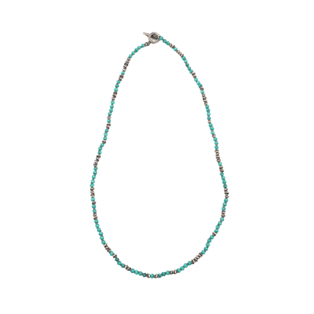 M. Cohen Turquoise Bead Necklace