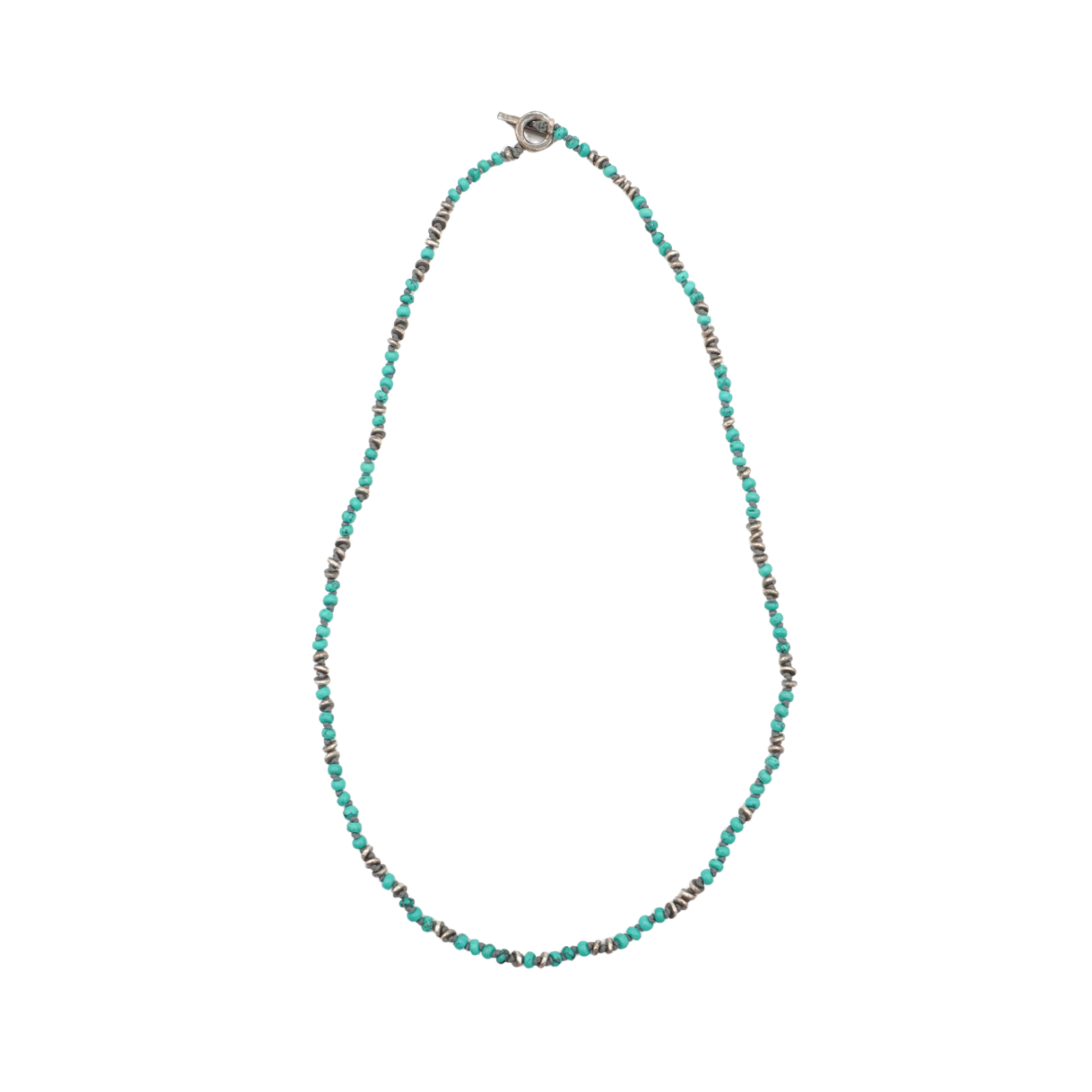 M. Cohen Turquoise Bead Necklace