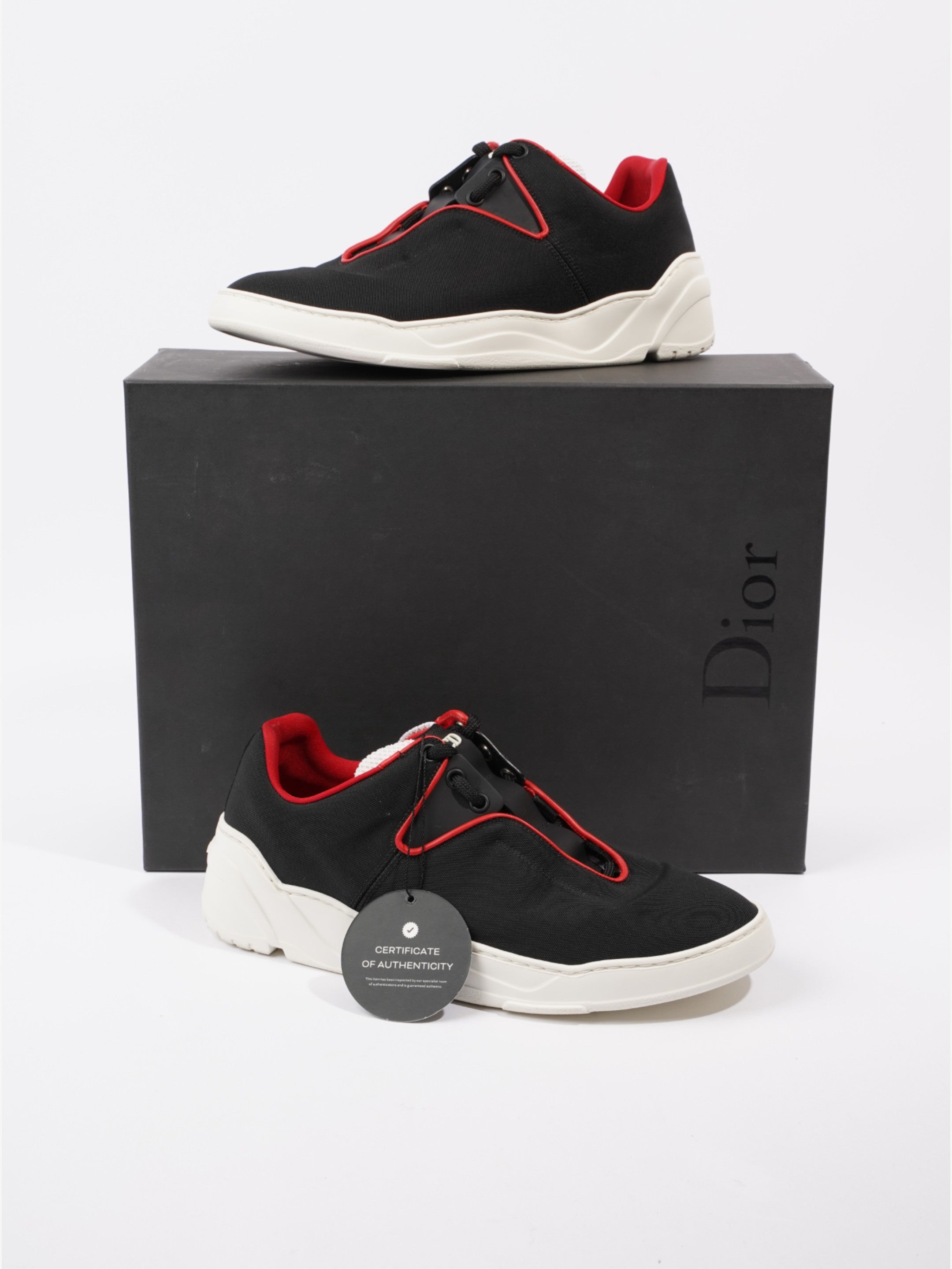 Christian Dior B17 Black / Red Canvas EU 39 UK 5