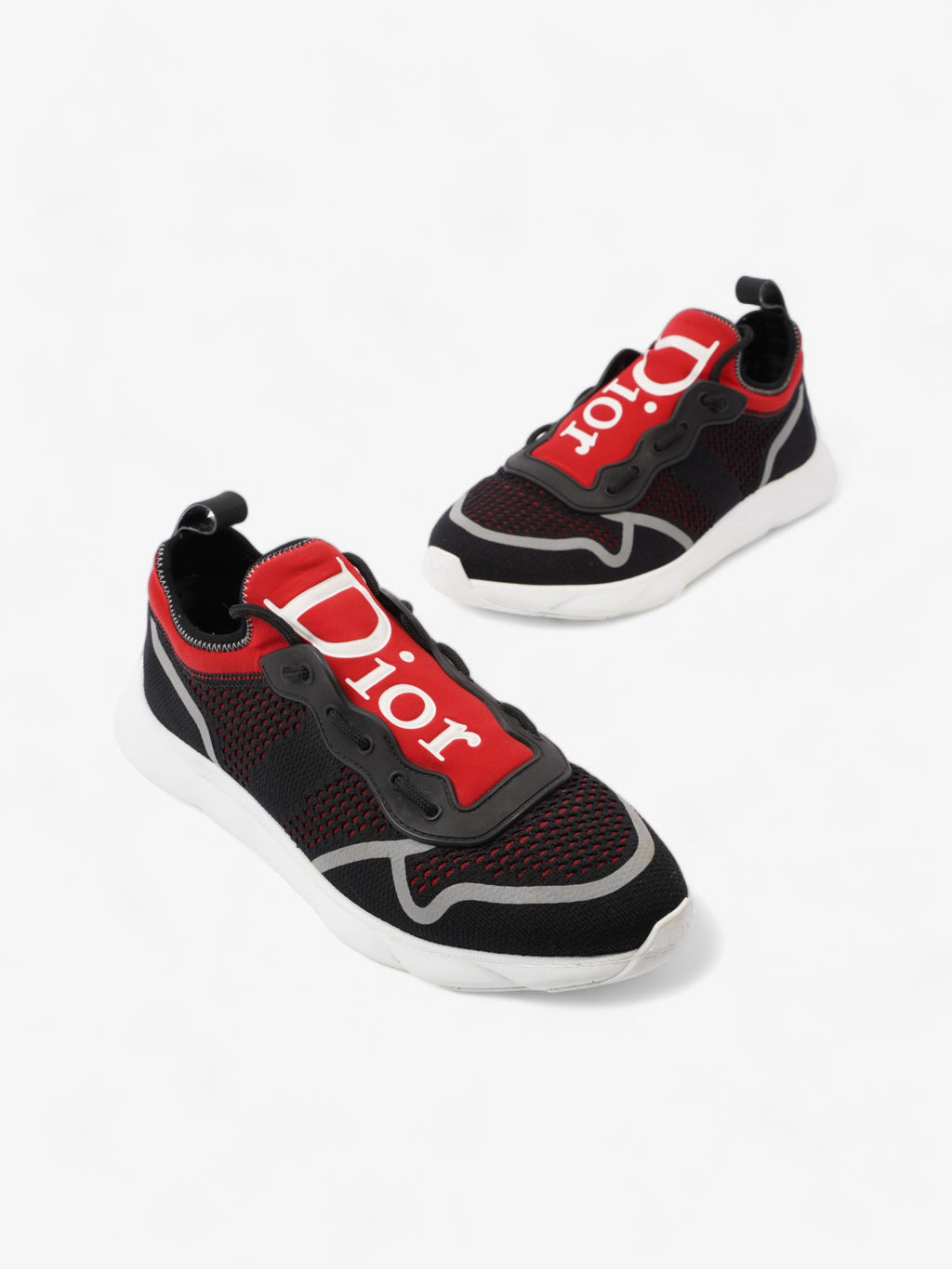 Christian Dior B21 Runner Black / Red Technical Fabric EU 40 UK 8