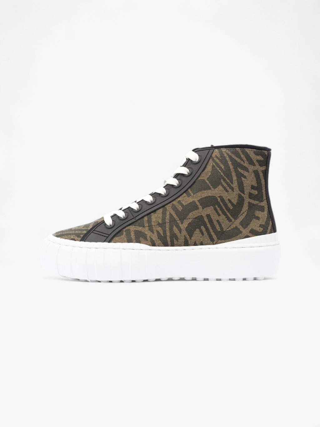 Fendi FF Vertigo High Top Monogram Suede EU 41 UK 7