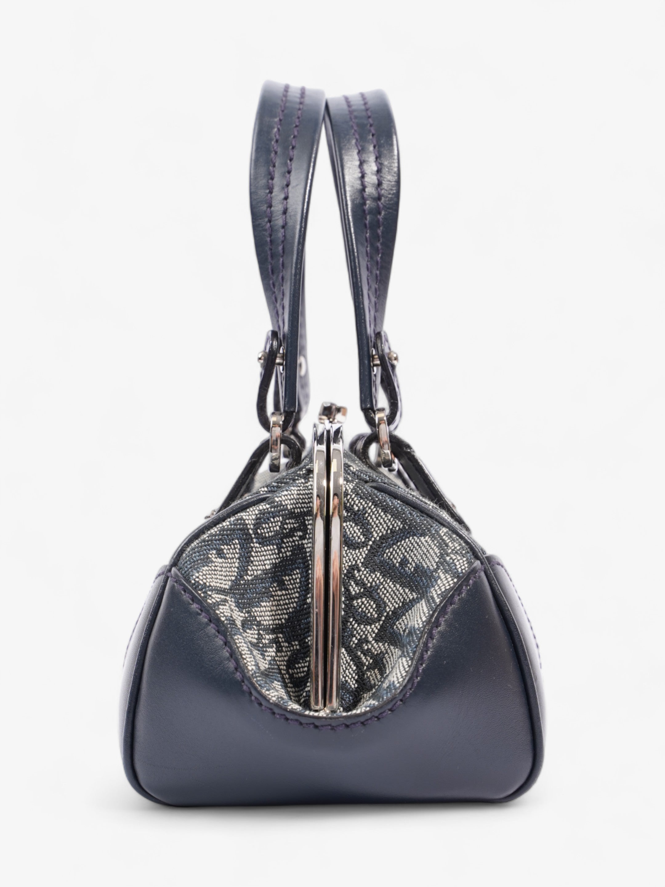 Christian Dior Doctor Bag Monogram / Navy Blue Canvas