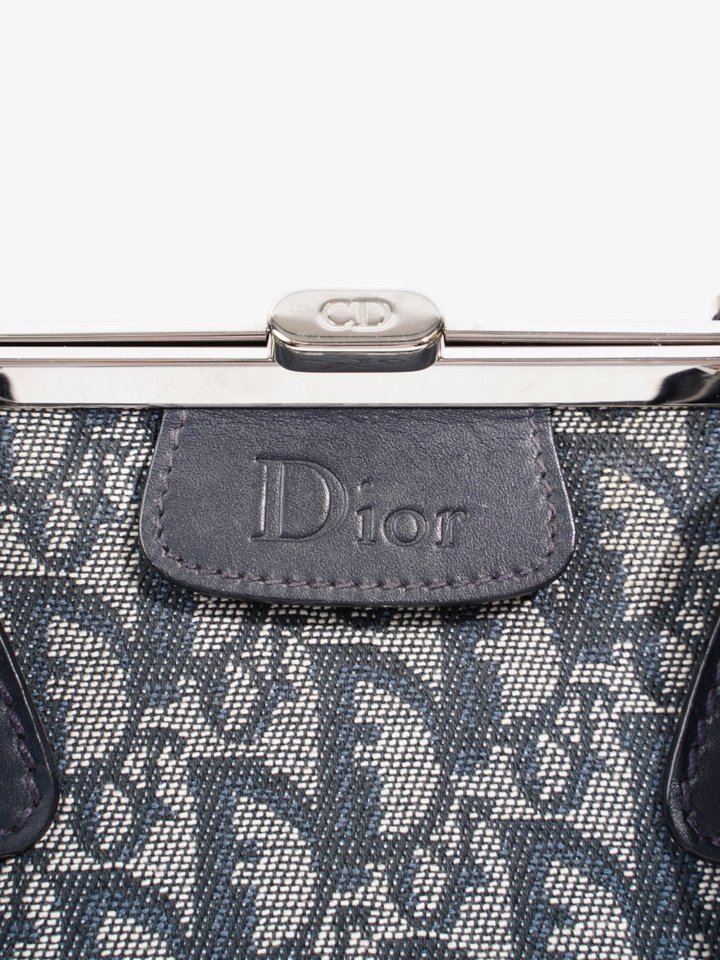 Christian Dior Doctor Bag Monogram / Navy Blue Canvas