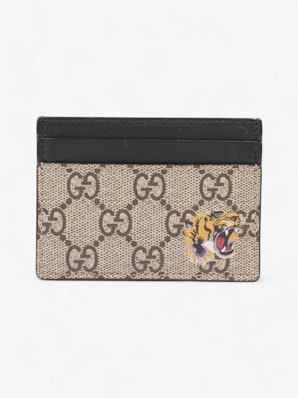 Gucci Tiger  Holder Supreme / Black Coated Canvas