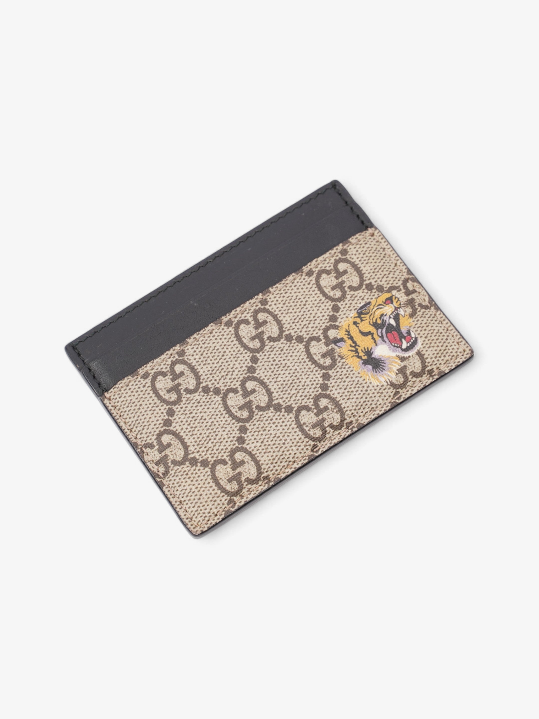 Gucci Tiger  Holder Supreme / Black Coated Canvas