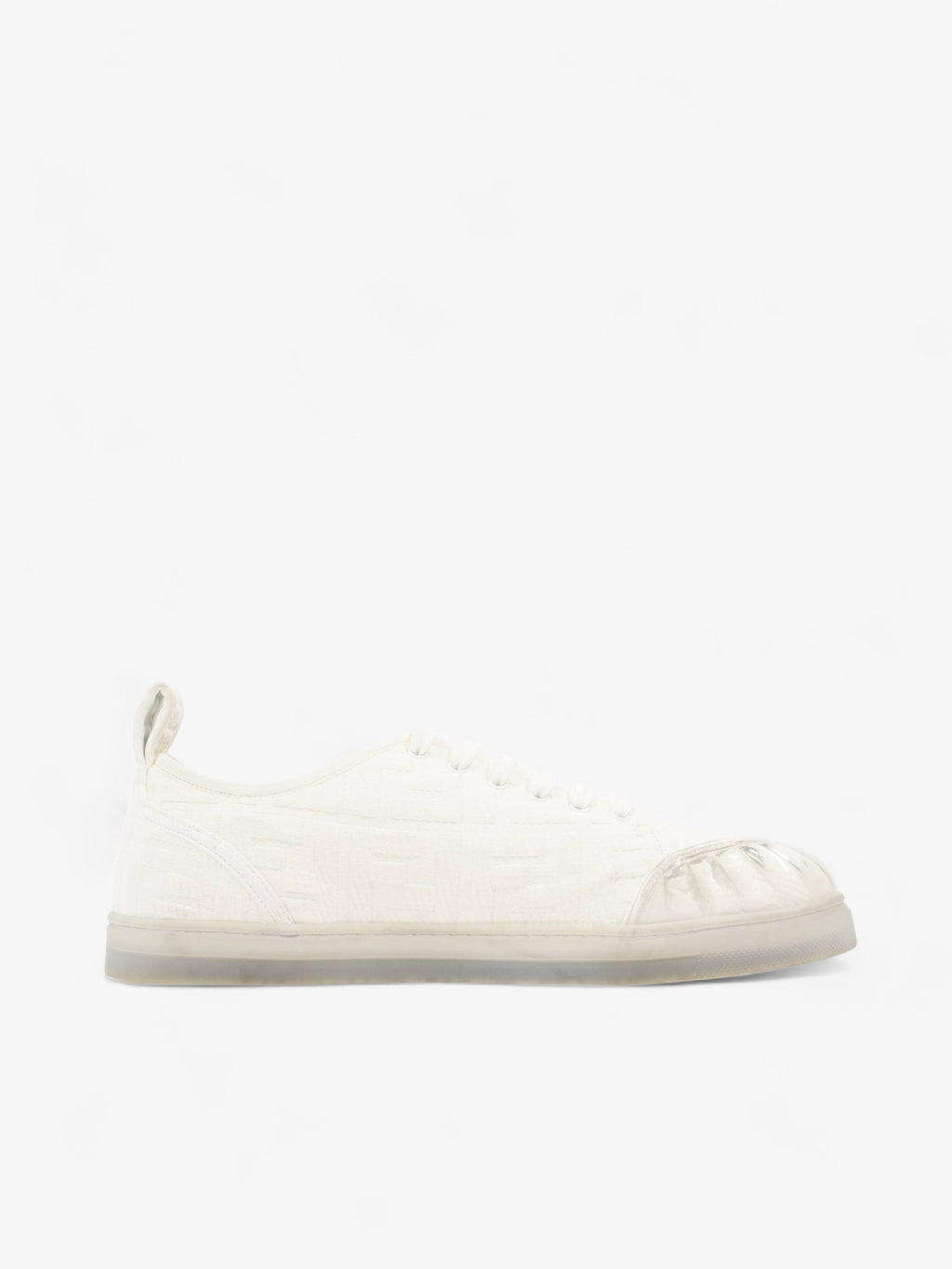 Fendi Fendi FF Sneakers White Canvas EU 40 UK 7