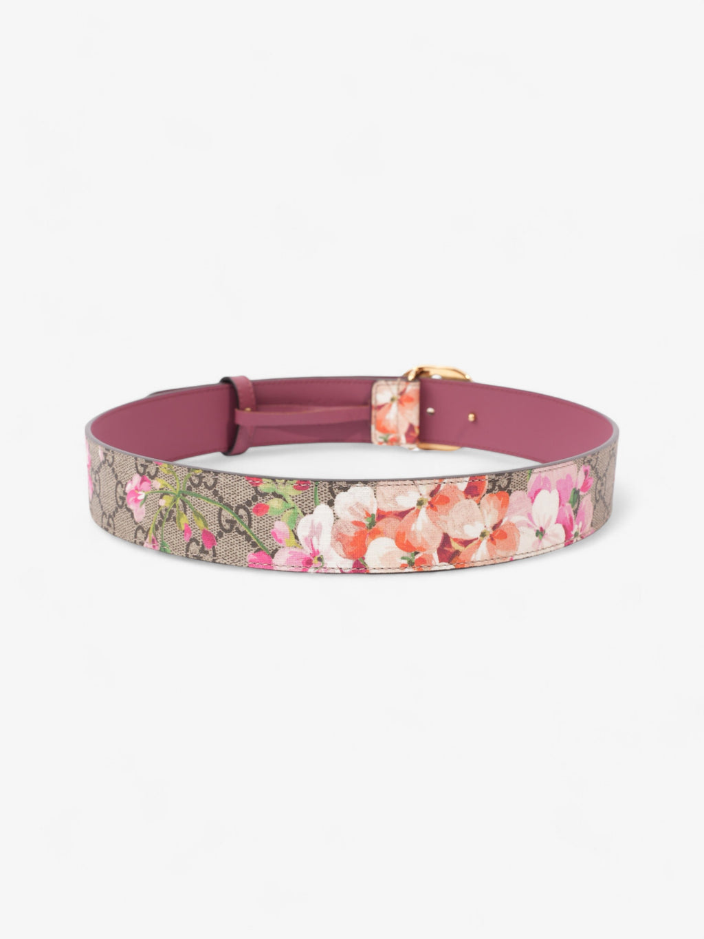 Gucci Interlocking G Belt Bloom Monogram Canvas 80cm / 32"