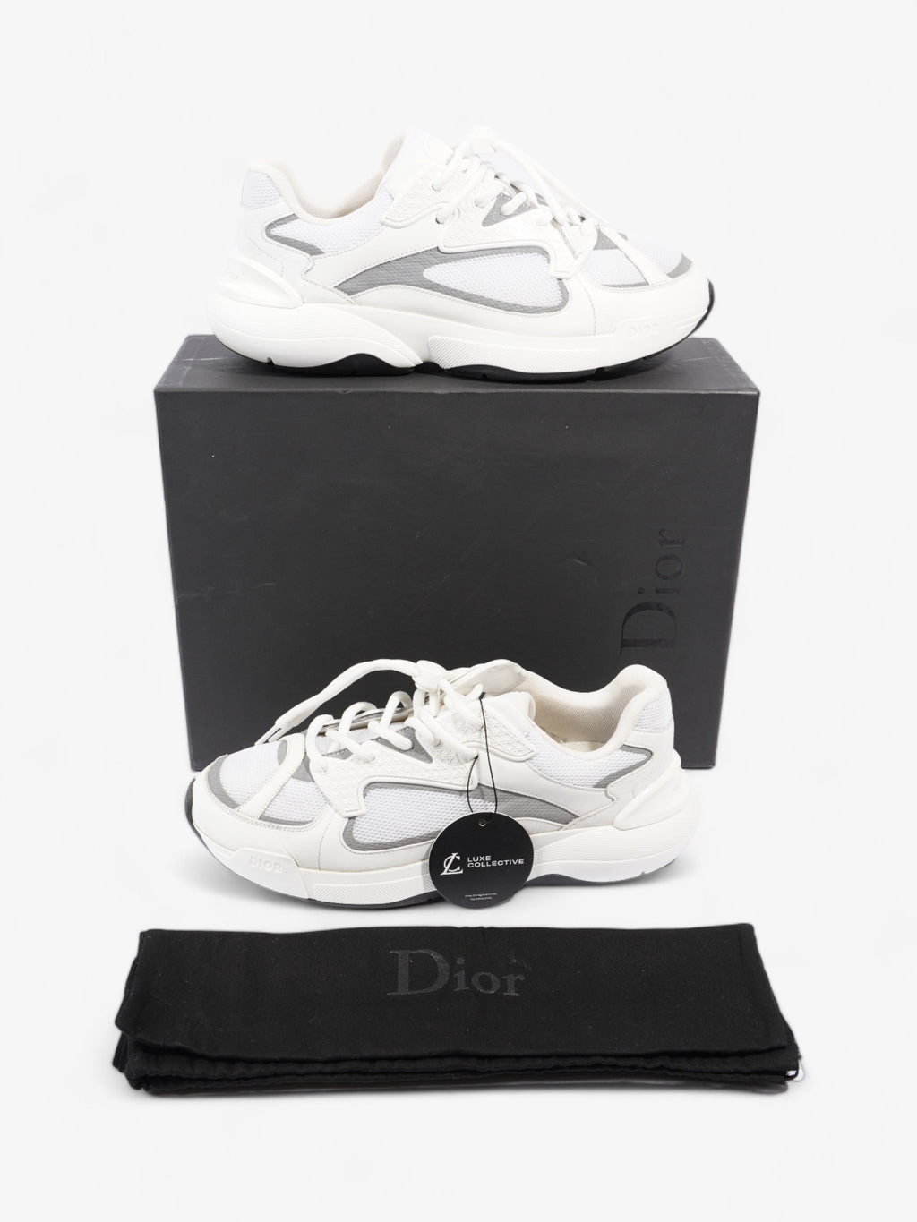 Christian Dior B24 White Mesh EU 41 UK 7