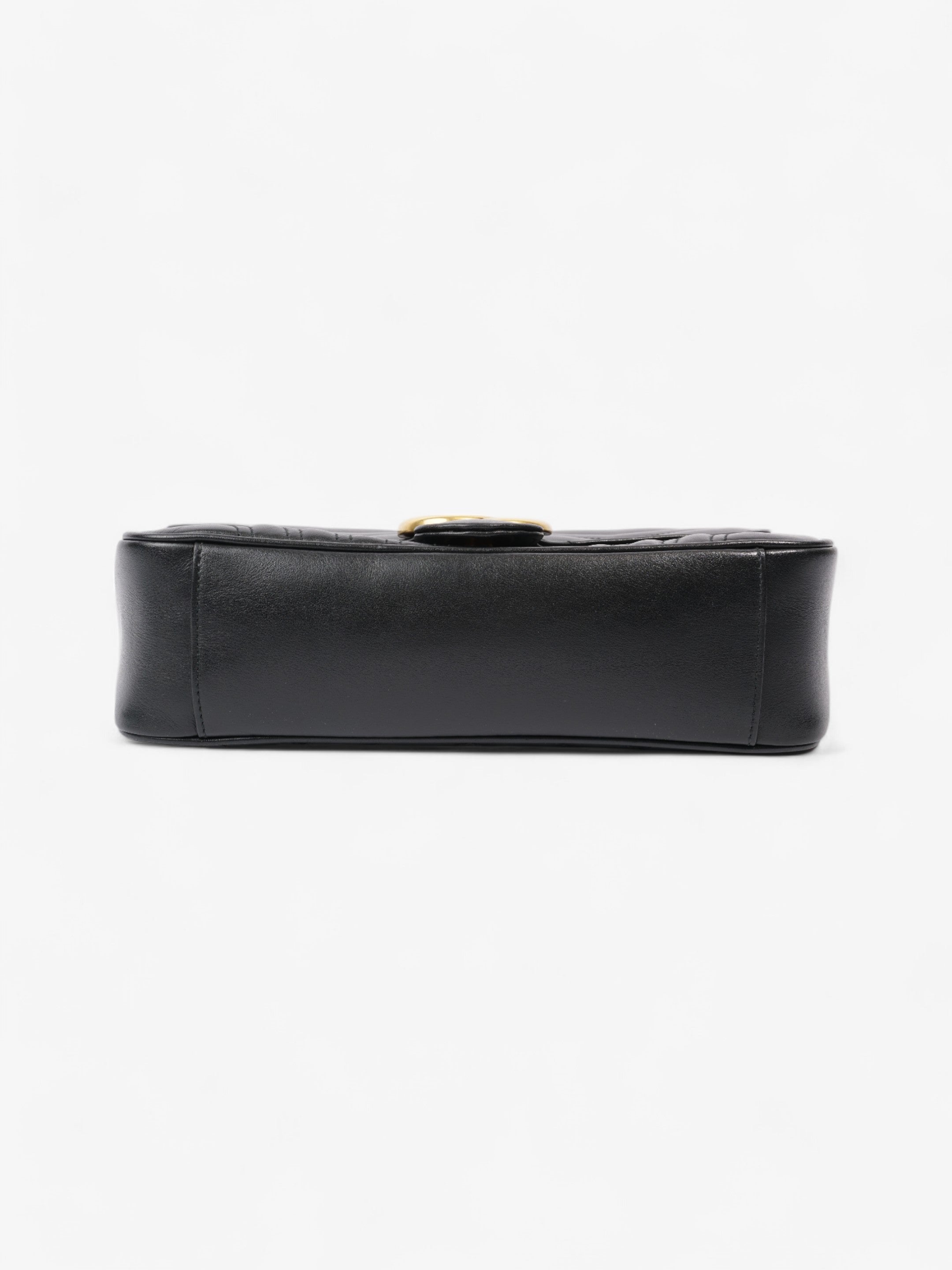 Gucci Marmont Flap Black Matelasse Leather Small