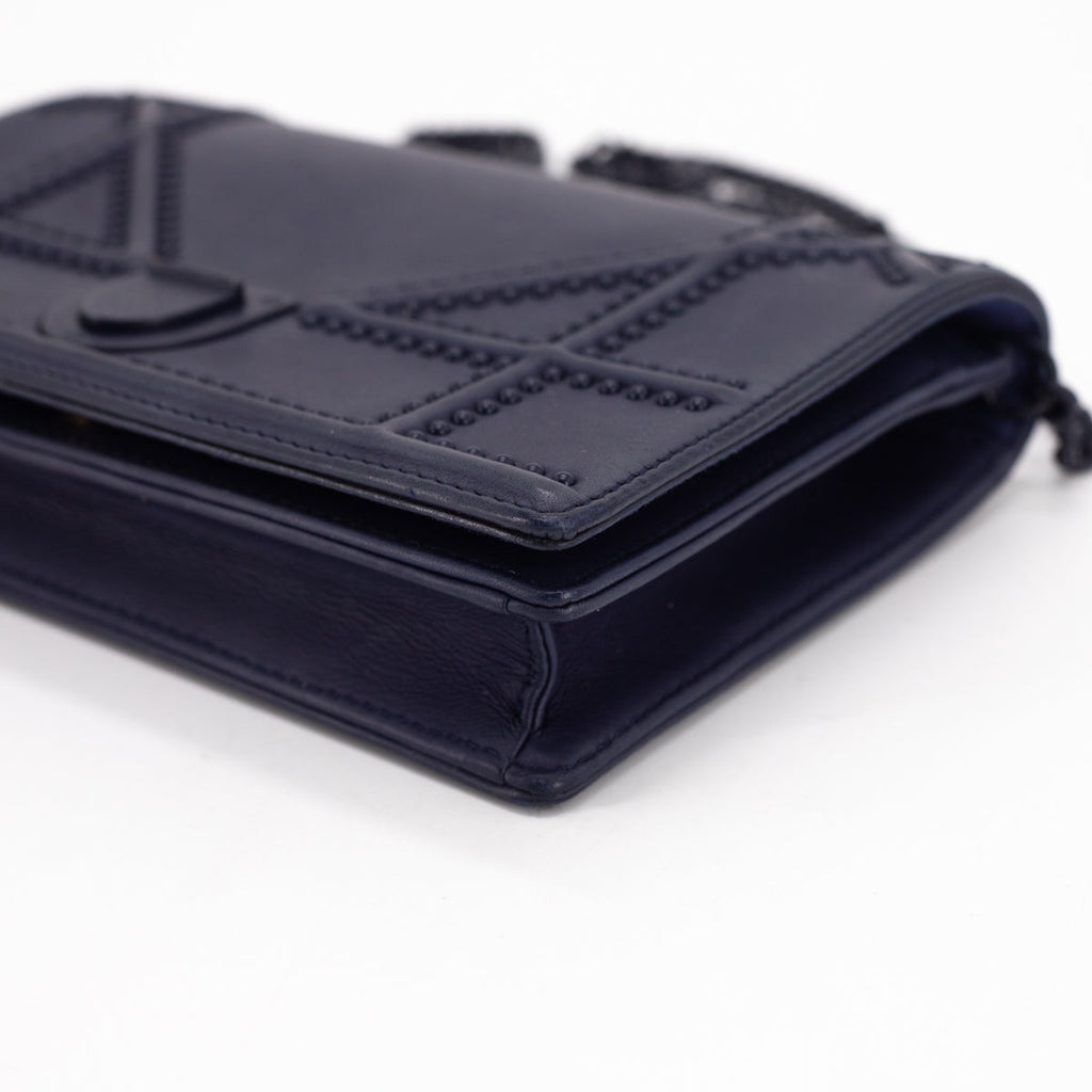 Dior Diorama Wallet On Chain Navy
