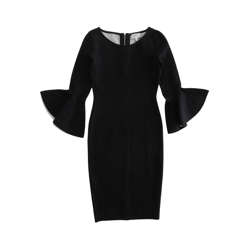 Milly Bell Sleeve Dress - Women's S