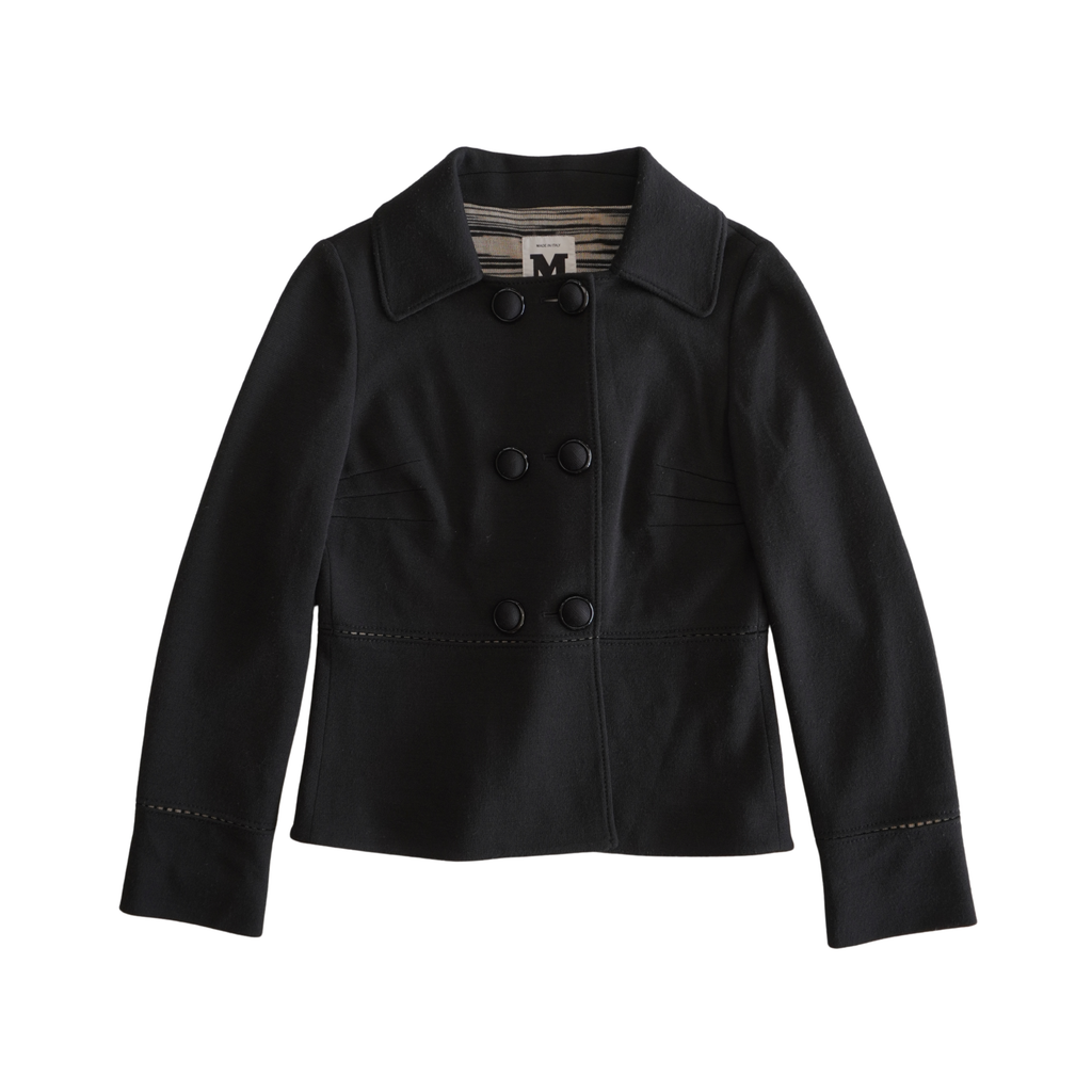 Missoni Knit Peacoat Jacket - Women's S