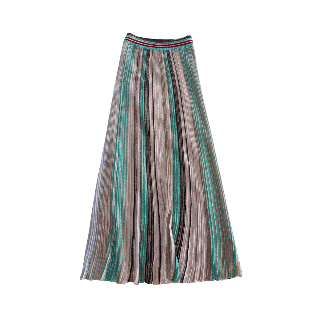 Missoni Metallic Stripe Maxi Skirt - Women's 38