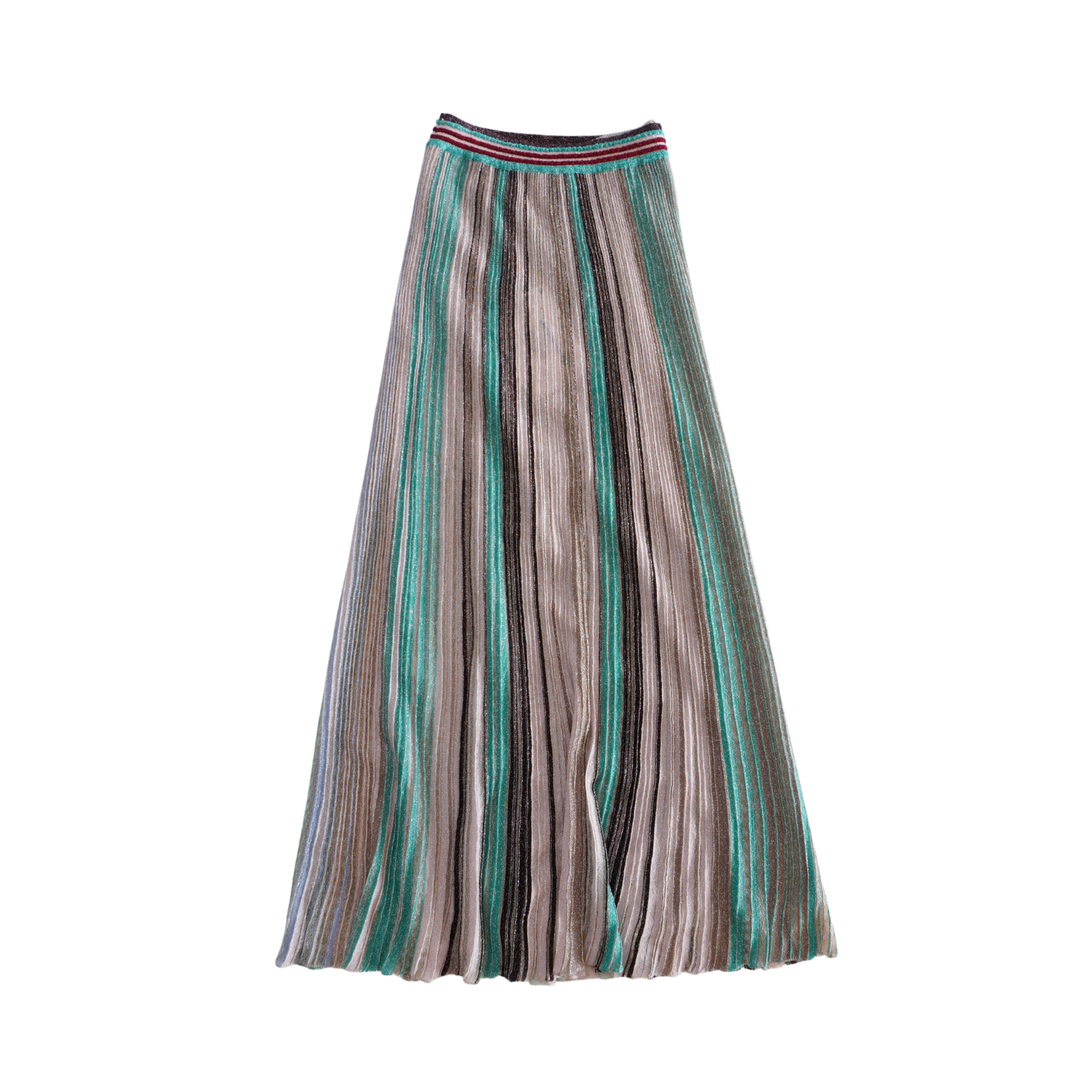 Missoni Metallic Stripe Maxi Skirt - Women's 38
