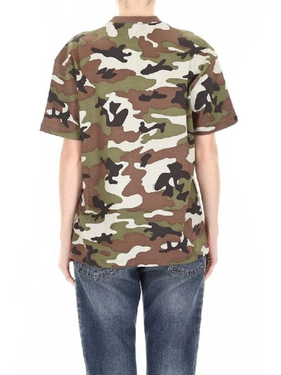 MIU MIU CAMOUFLAGE T-SHIRT
