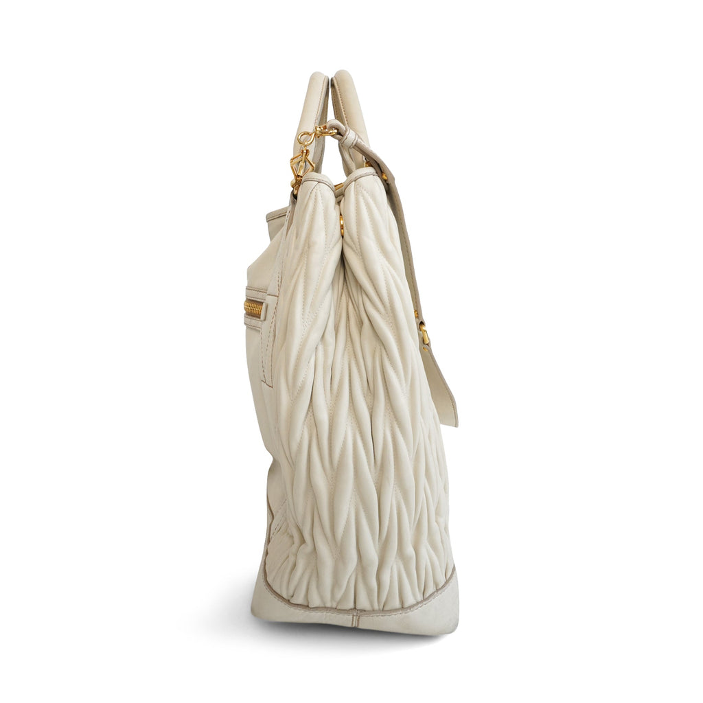 Miu Miu 'Tess' Matelasse Tote Bag