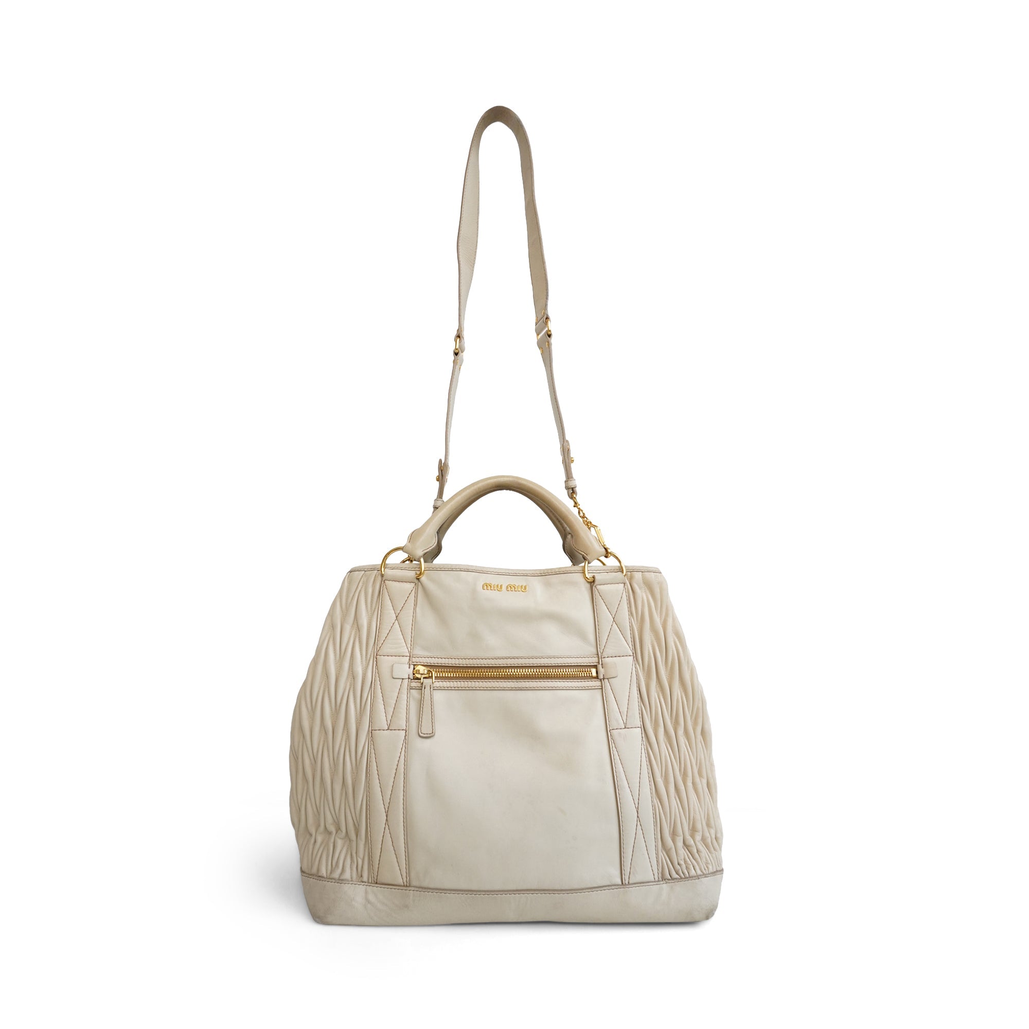 Miu Miu 'Tess' Matelasse Tote Bag