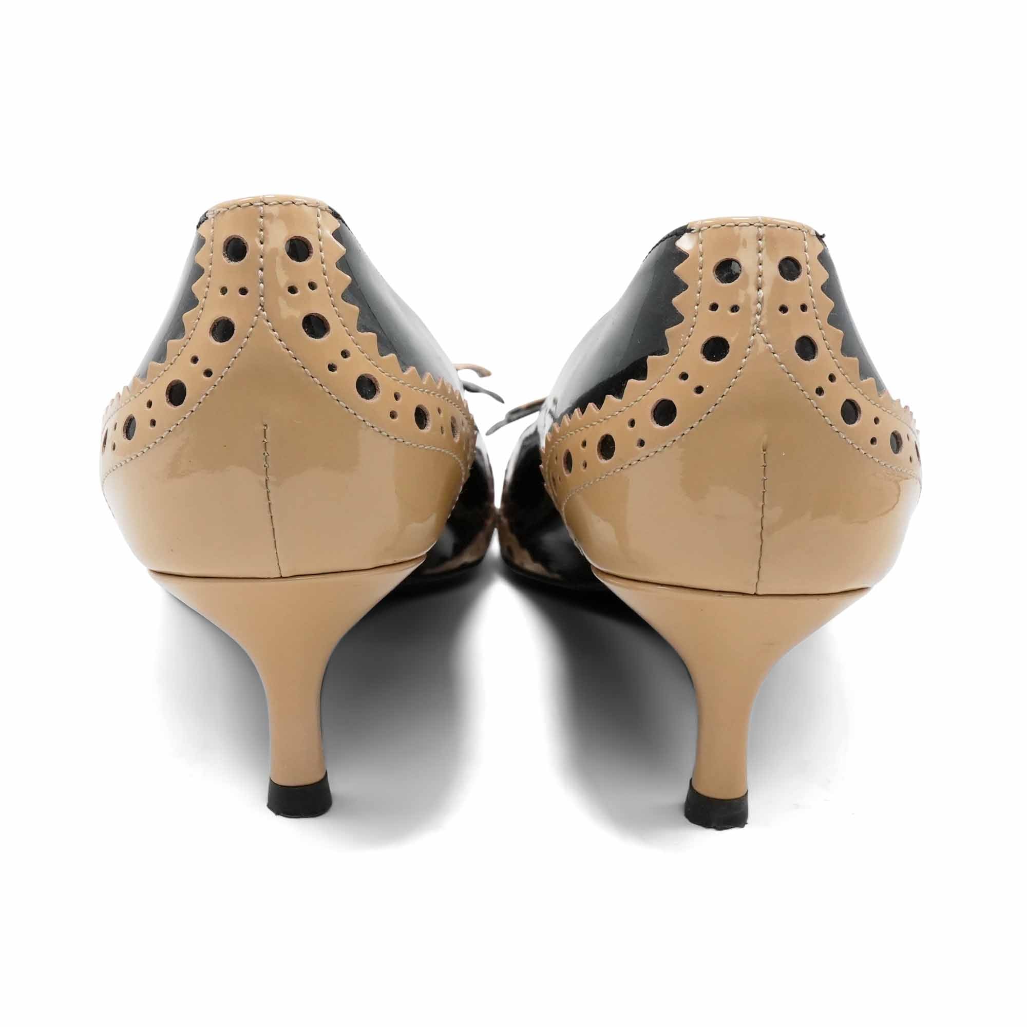 Miu Miu Brogue Kitten Heels - Women's 37.5