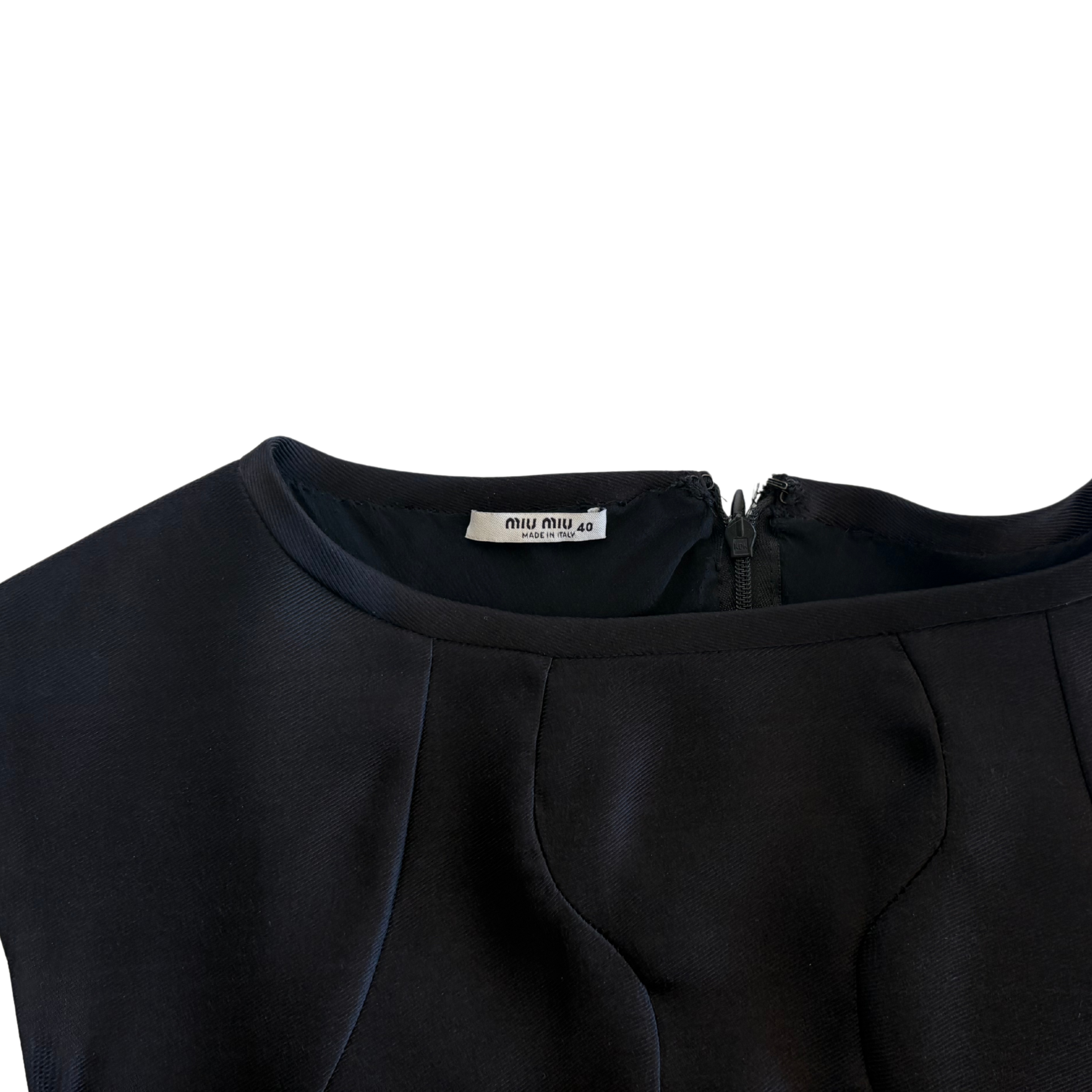 Miu Miu Black Dress - Women's 40