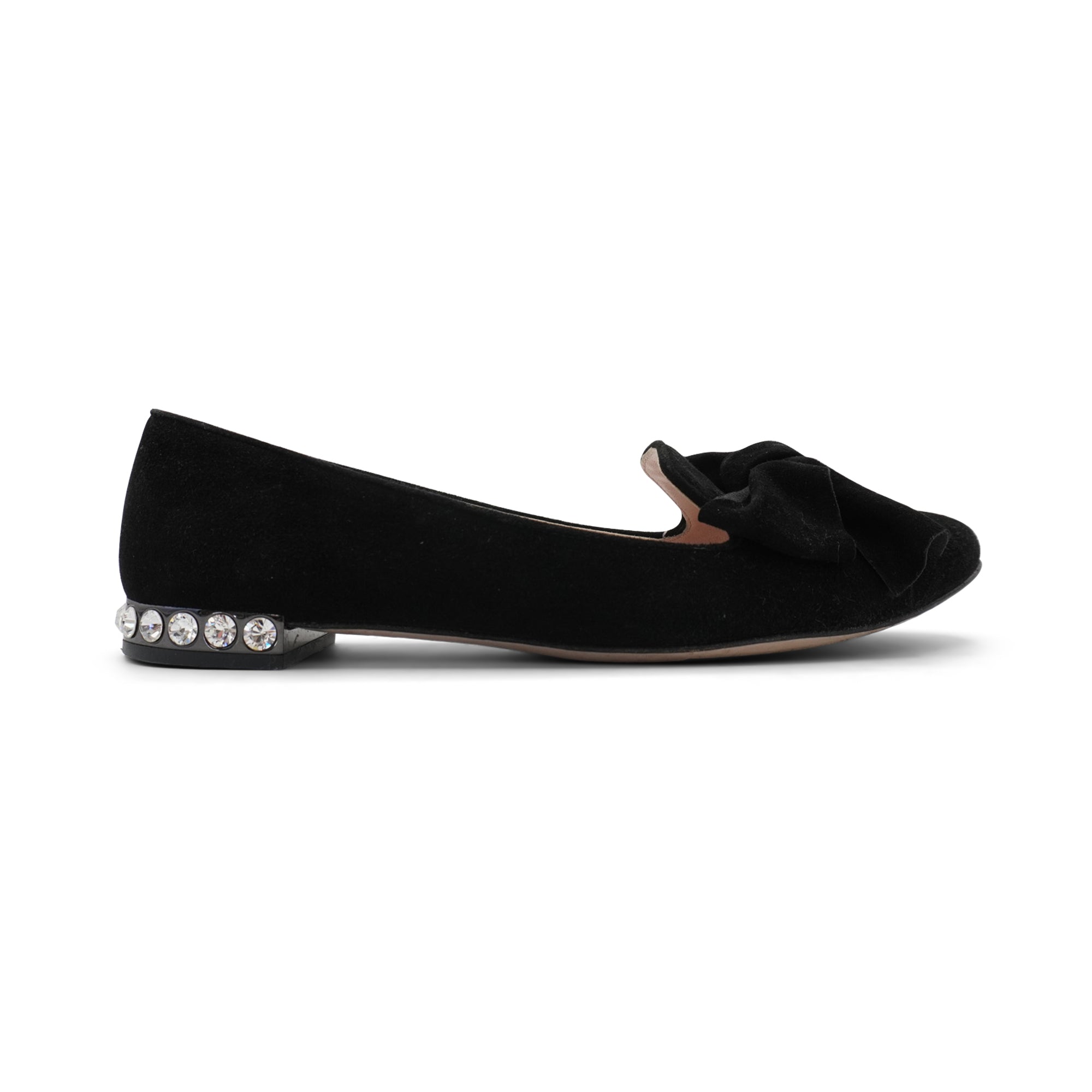 Miu Miu Crystal Heel Flats - Women's 36.5