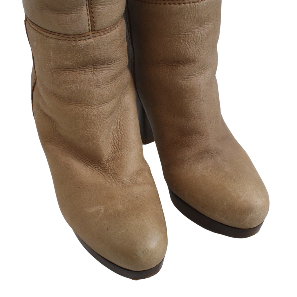 Miu Miu Leather Boots - Women's 38 EU