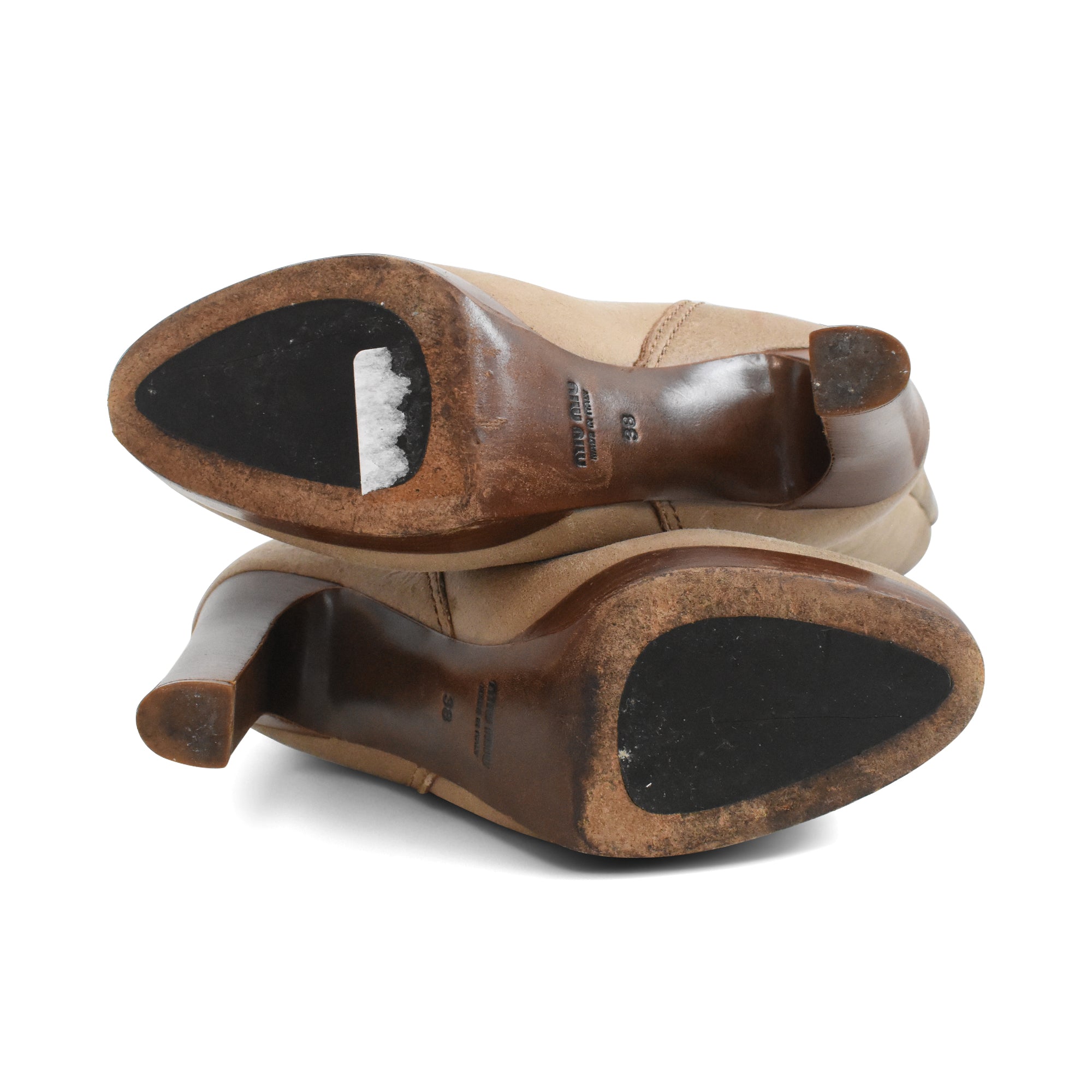 Miu Miu Leather Boots - Women's 38 EU