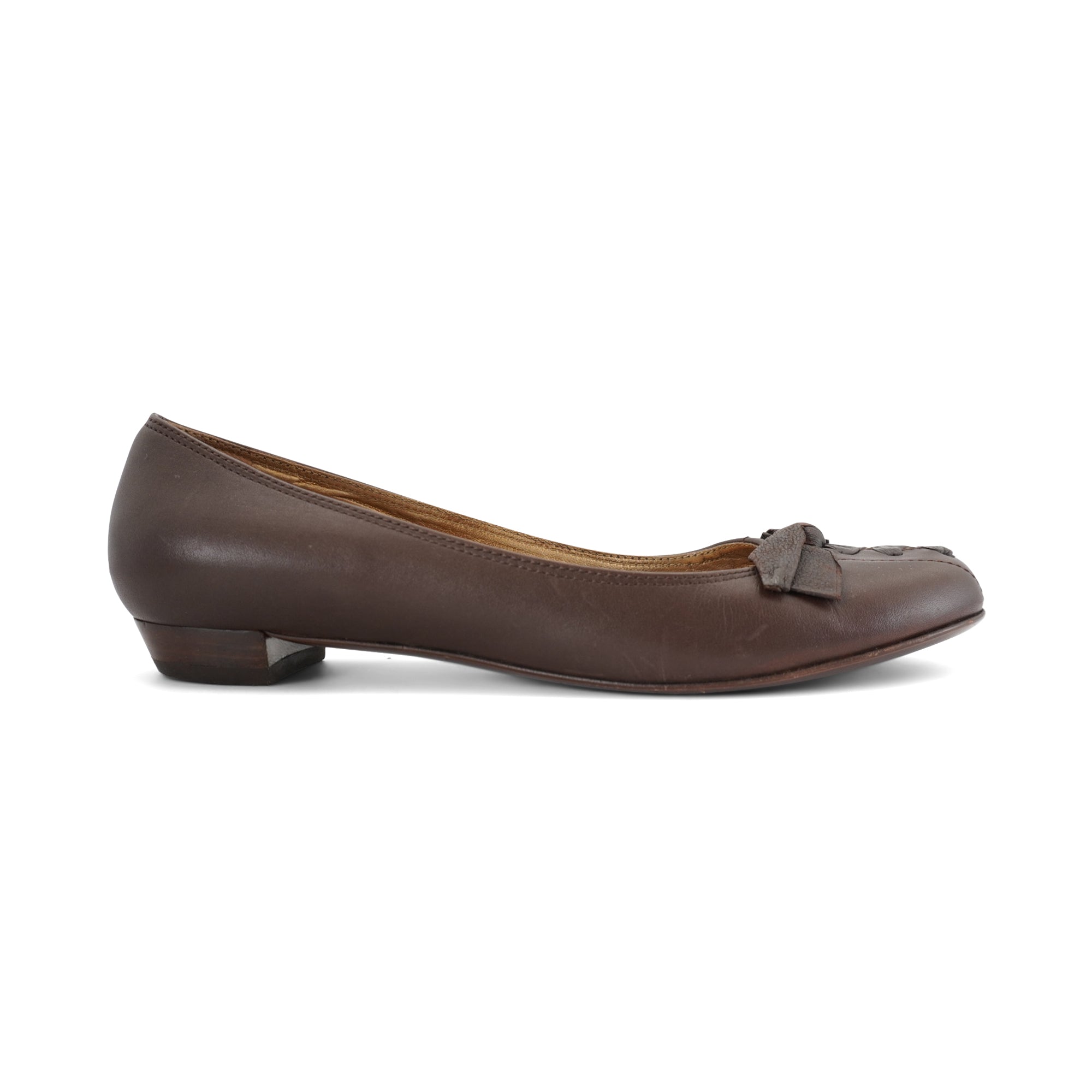 Miu Miu Block Heel Ballerinas - Women's 38