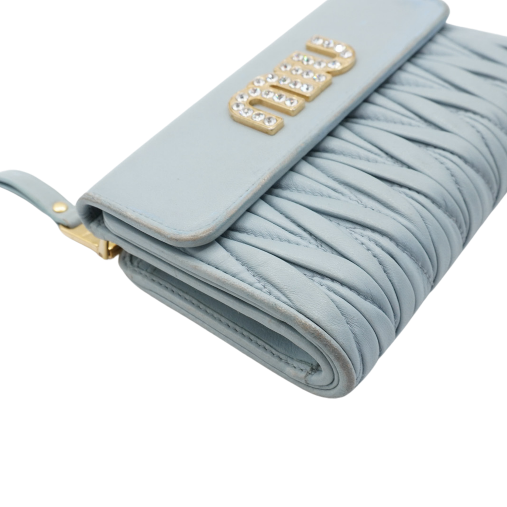 Miu Miu Matelasse Wallet