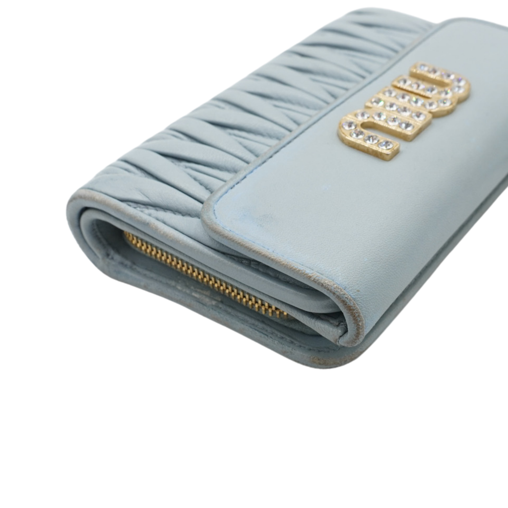 Miu Miu Matelasse Wallet