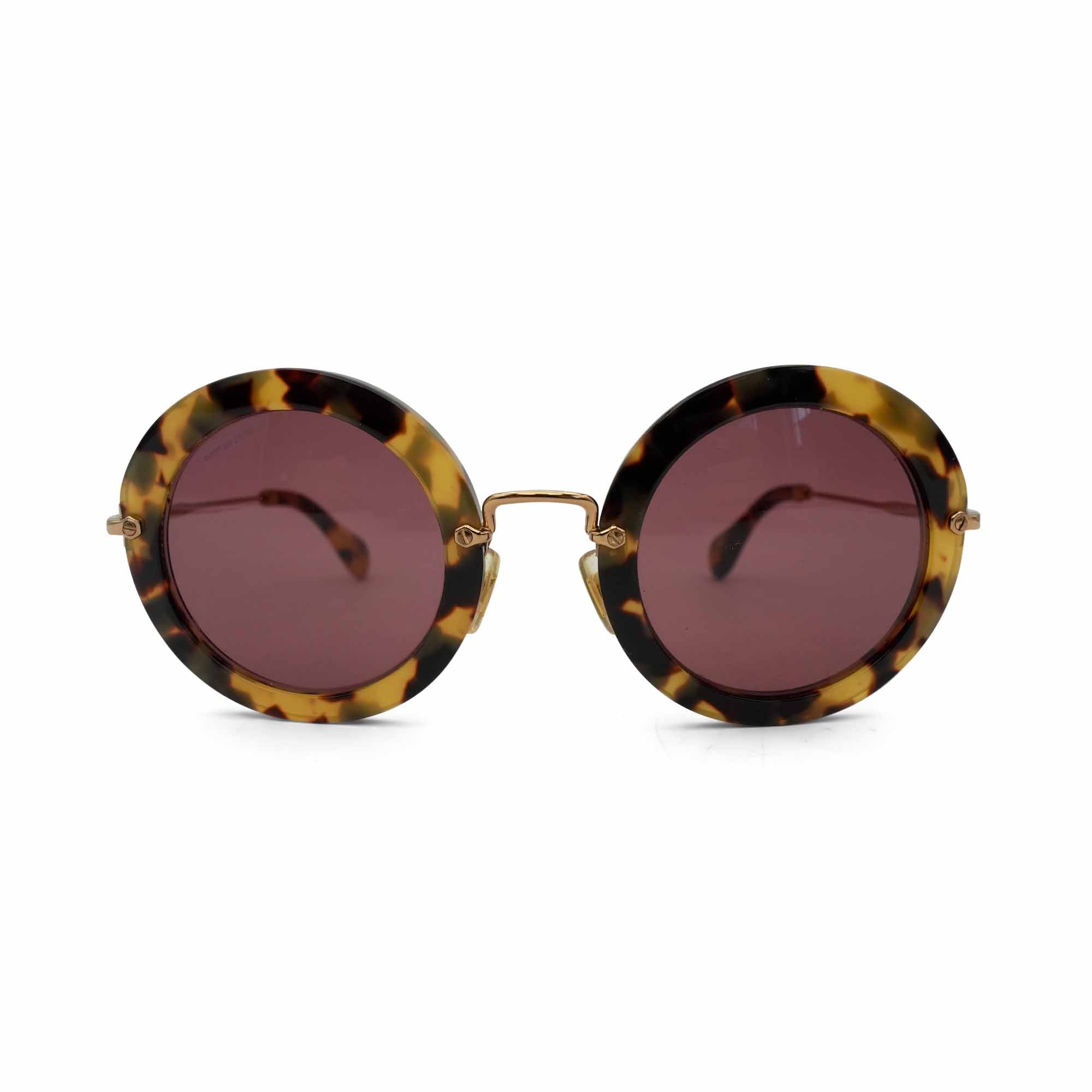 Miu Miu Rounded Sunglasses