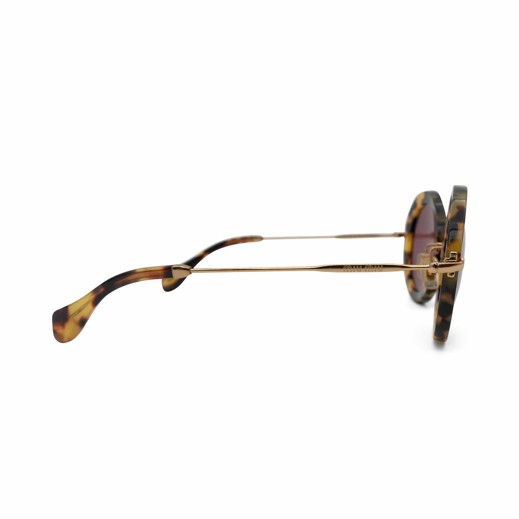Miu Miu Rounded Sunglasses