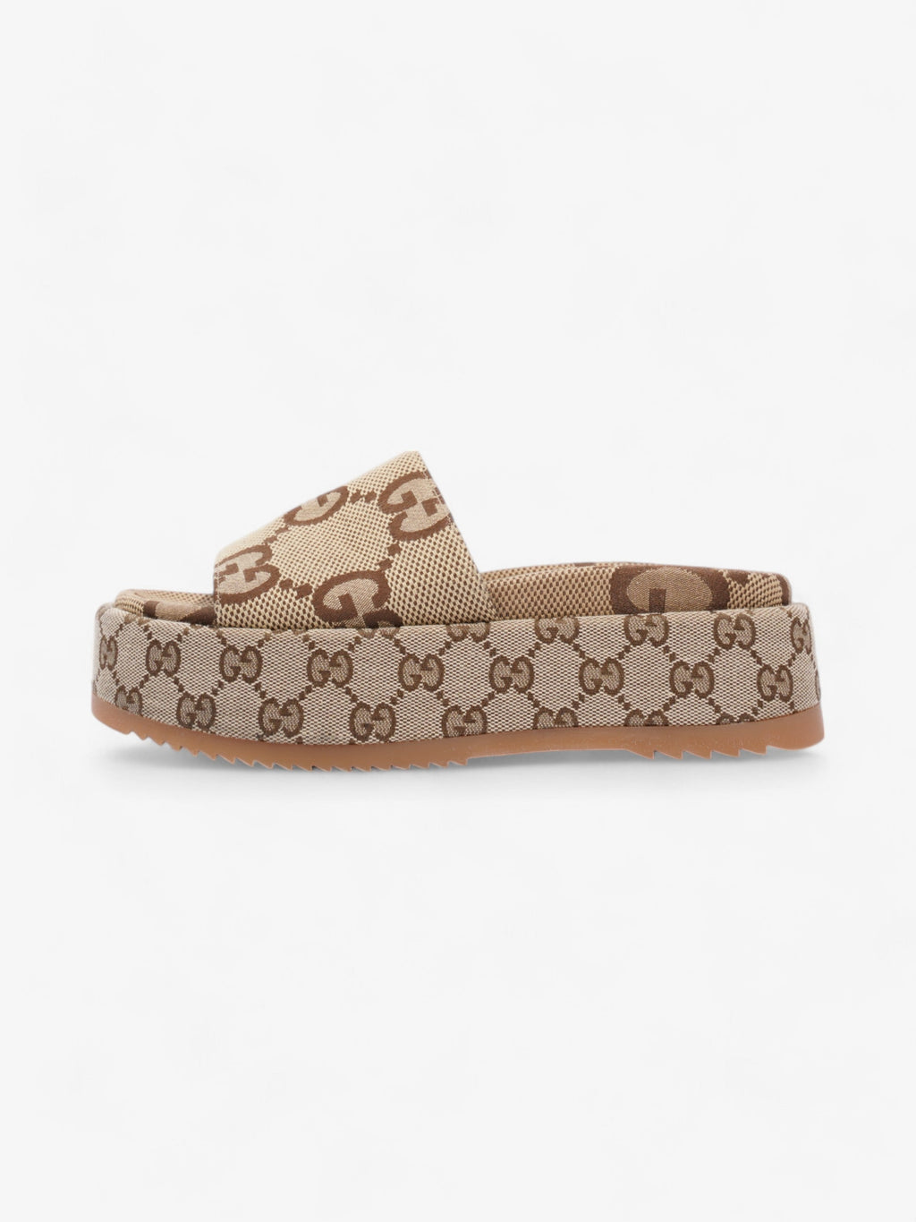 Gucci GG Platform Slide GG Supreme Canvas EU 36 UK 3