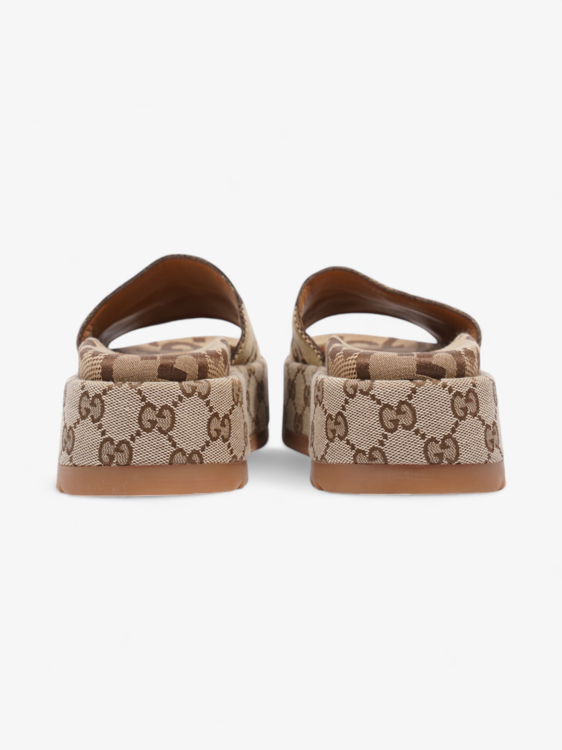 Gucci GG Platform Slide GG Supreme Canvas EU 36 UK 3