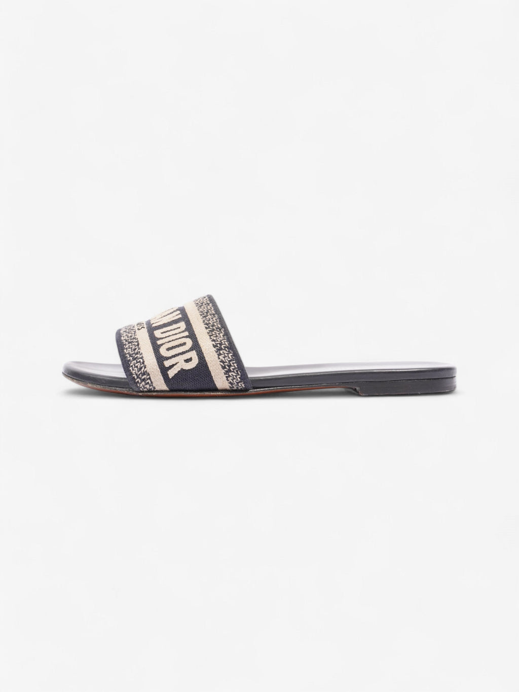 Christian Dior D Way Deep Blue Cotton EU 37.5 UK 4.5
