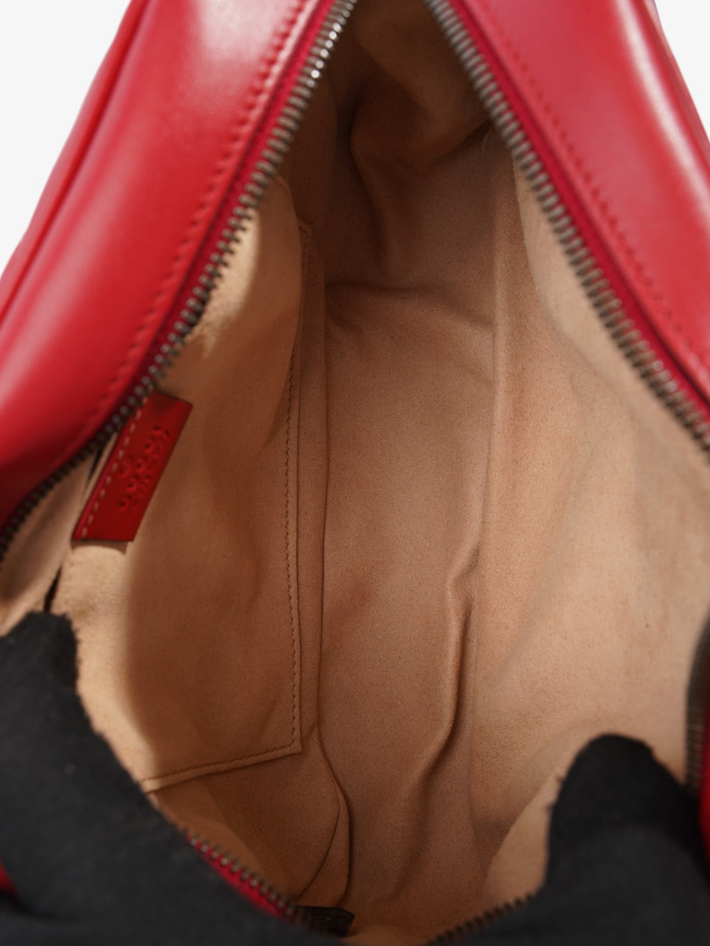 Gucci Marmont Zip Red Matelasse Leather Small