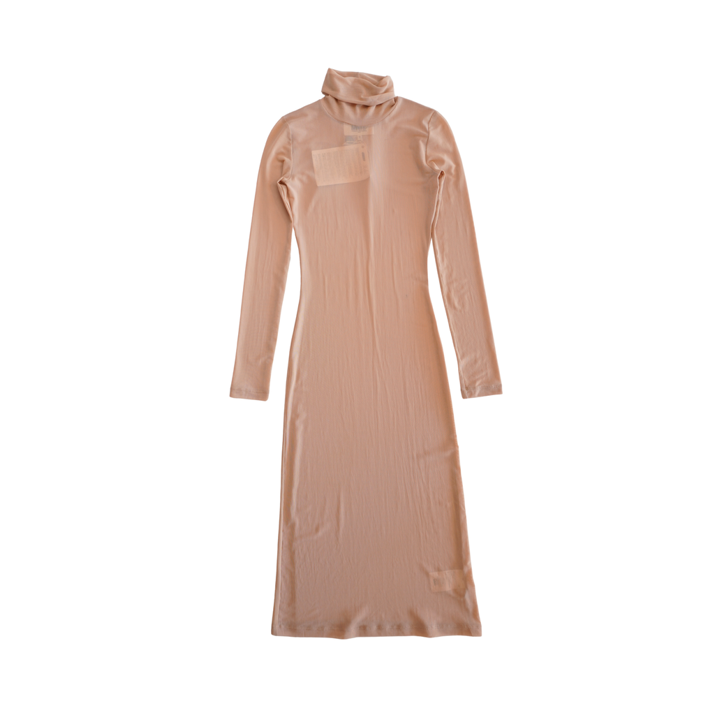 MM6 Mesh Turtleneck Dress - Women's 40