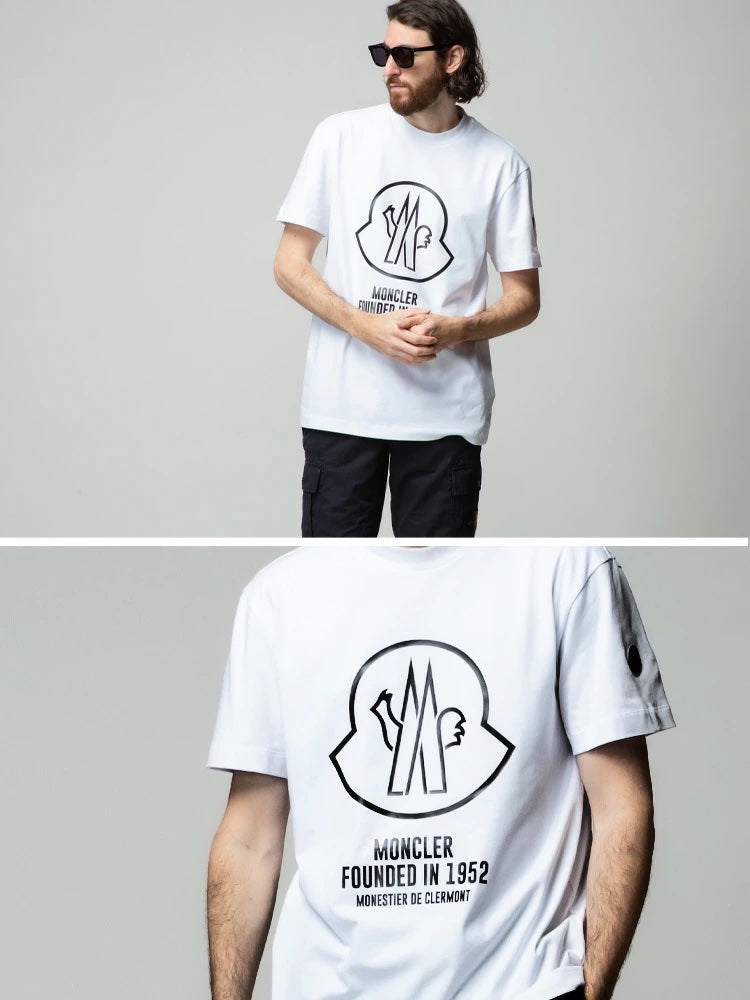 MONCLER LOGO-PRINT SHORT SLEEVE T-SHIRT