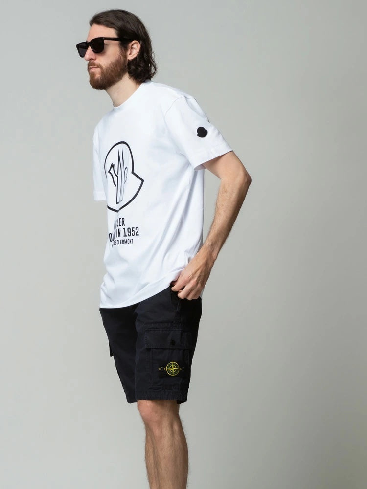 MONCLER LOGO-PRINT SHORT SLEEVE T-SHIRT