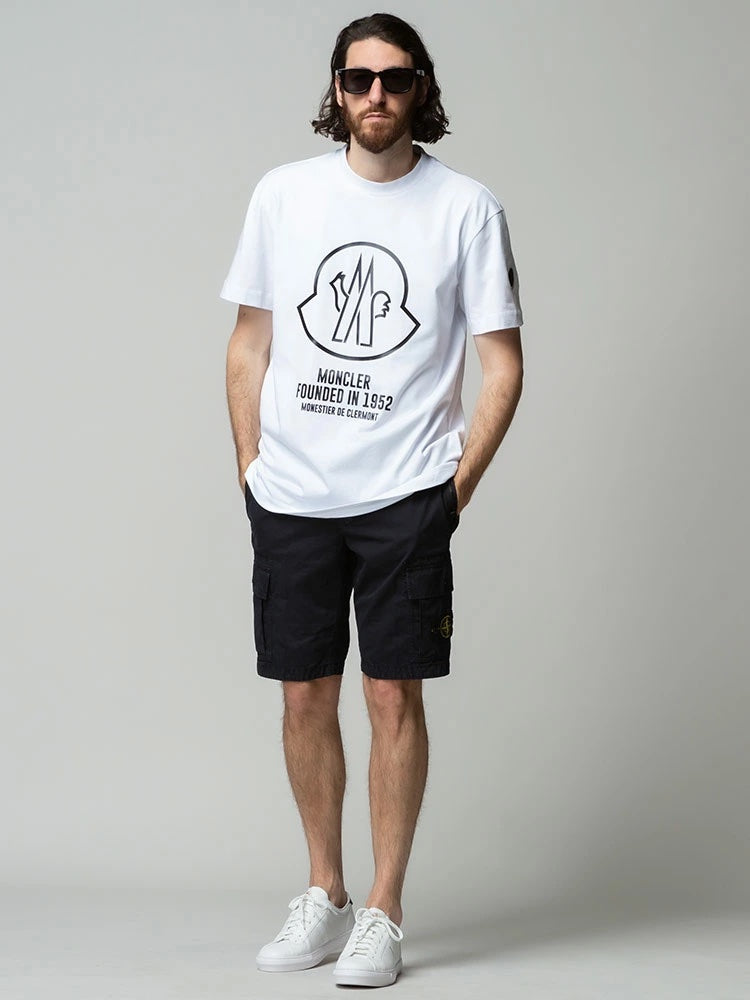 MONCLER LOGO-PRINT SHORT SLEEVE T-SHIRT