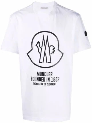 MONCLER LOGO-PRINT SHORT SLEEVE T-SHIRT