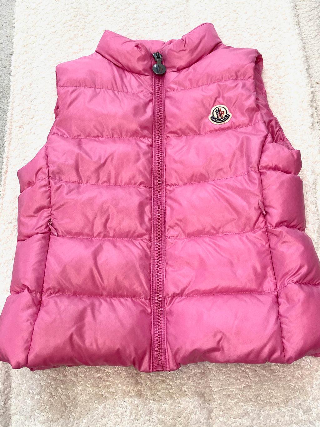 MONCLER GIRL'S GHANY TODDLER PUFFER GIRLS VEST