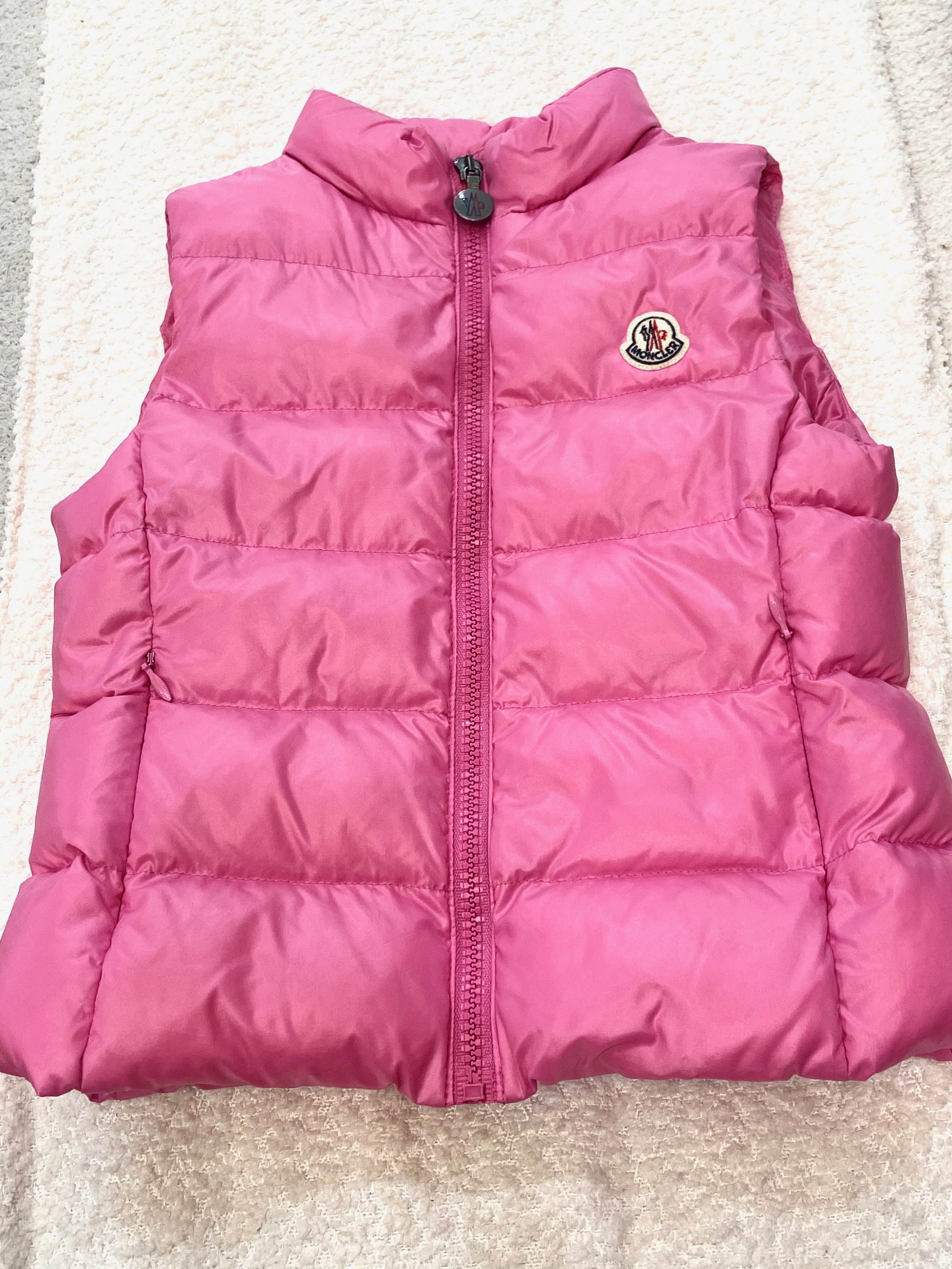 MONCLER GIRL'S GHANY TODDLER PUFFER GIRLS VEST