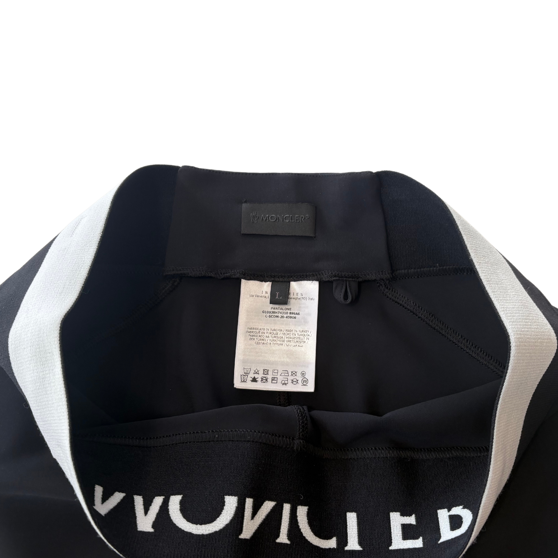 Moncler Logo Waistband Leggings - Women's L