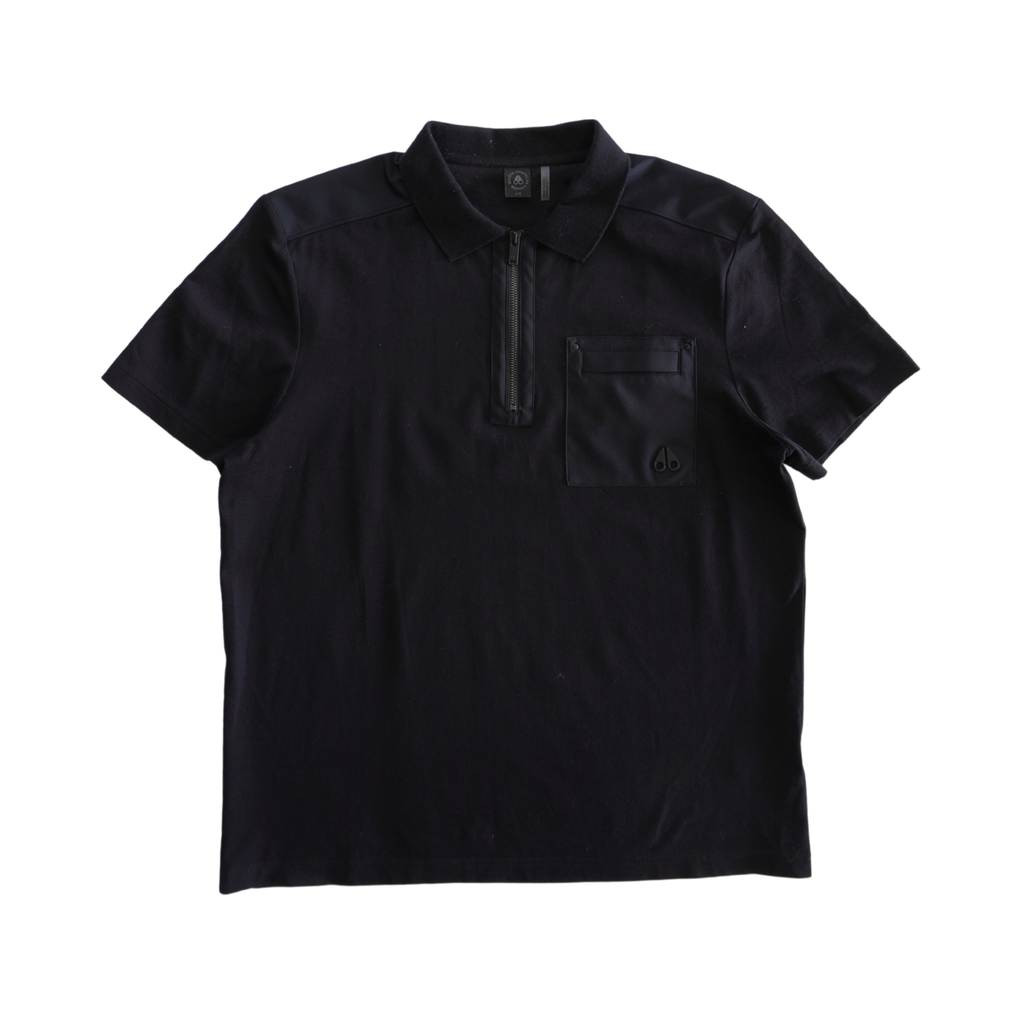 Moose Knuckles 'Dalon' Polo Shirt - Men's L
