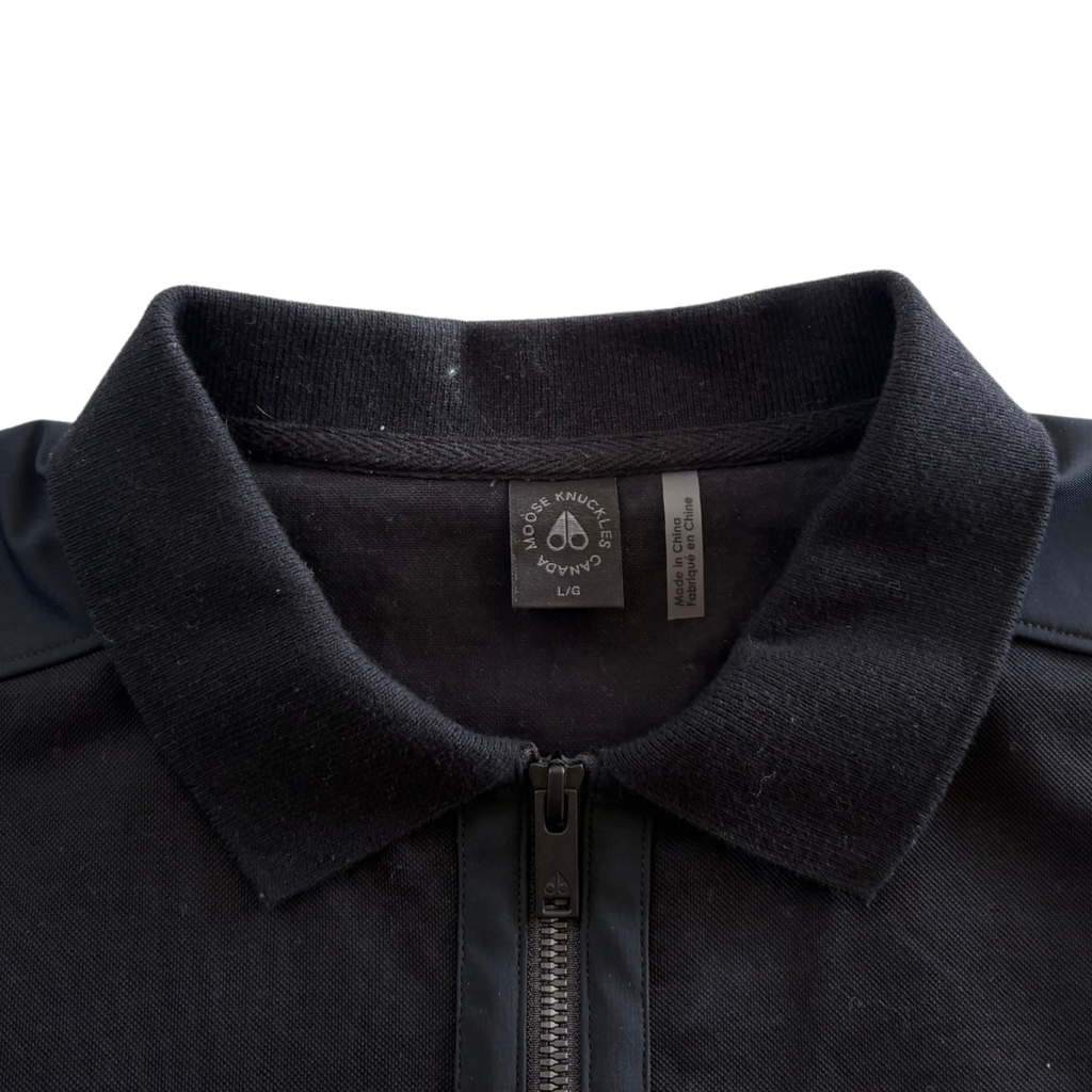Moose Knuckles 'Dalon' Polo Shirt - Men's L