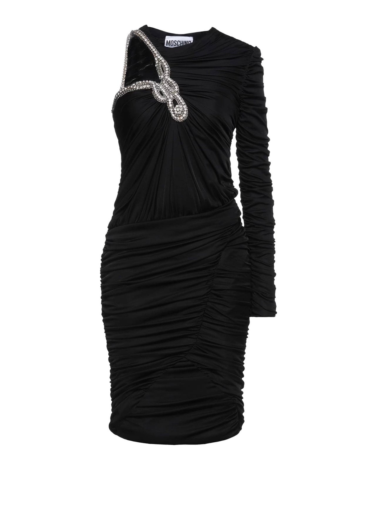 MOSCHINO ASYMMETRICAL SHORT DRESS