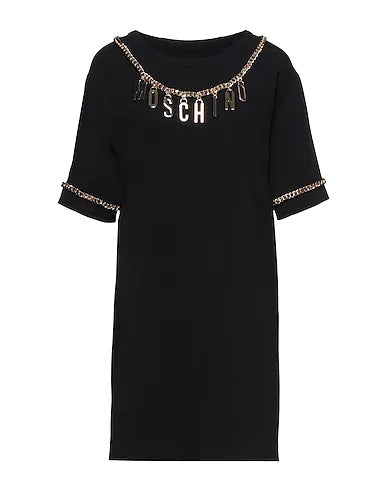 MOSCHINO SHORT DRESS WITH CHAIN